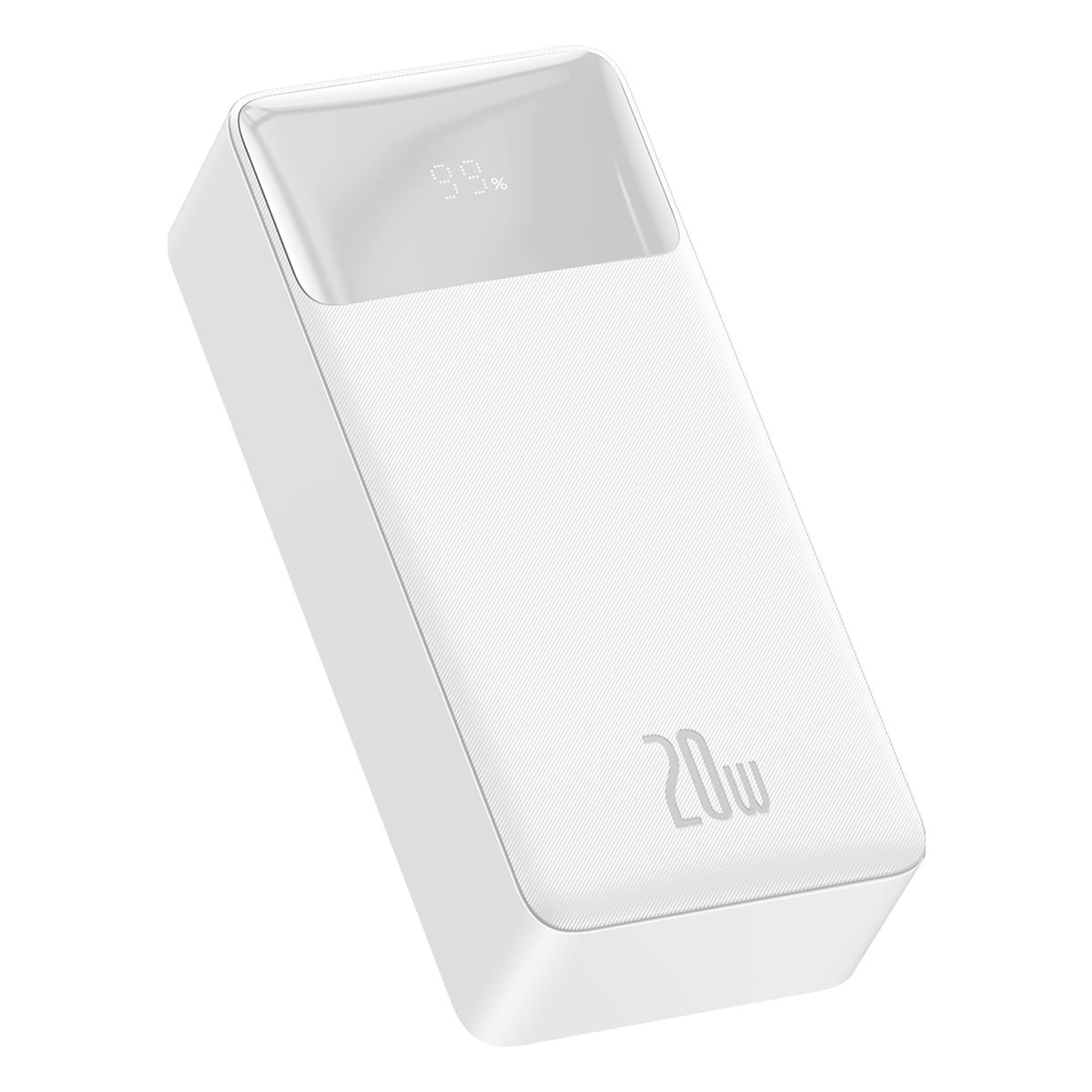

Powerbank Baseus Bipow 30000mAh, 2xUSB, USB-C, 20W (biały)