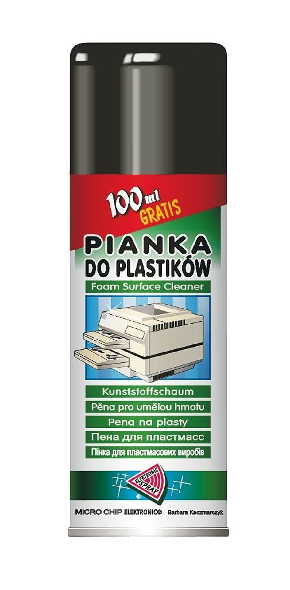 

Pianka do plastiku 400ml. MICROCHIP ART.008