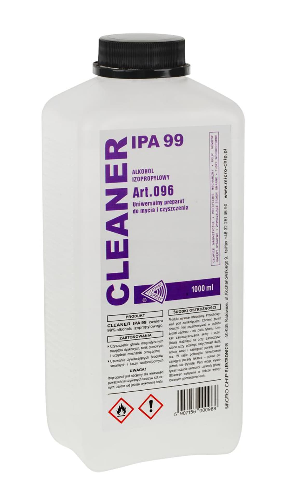 

Cleanser IPA 99 1l. MICROCHIP ART.096