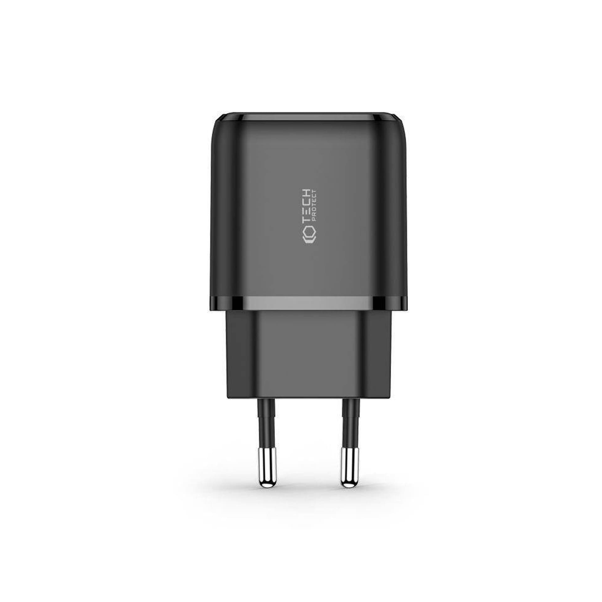 

Ładowarka Sieciowa 20W USB QC3.0 + USB-C PD Tech-Protect C20W czarny