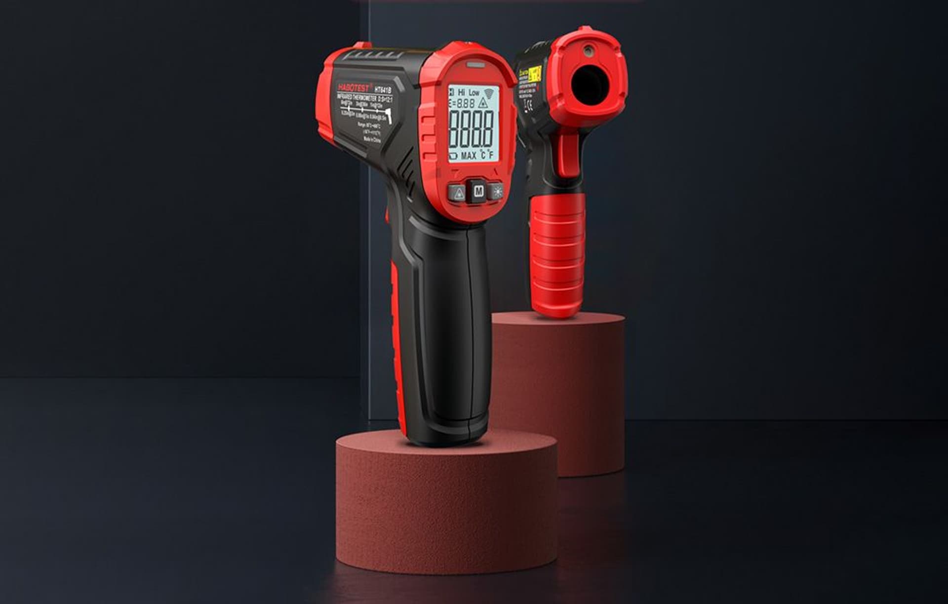 

Cyfrowy pirometr laserowy Habotest HT641B