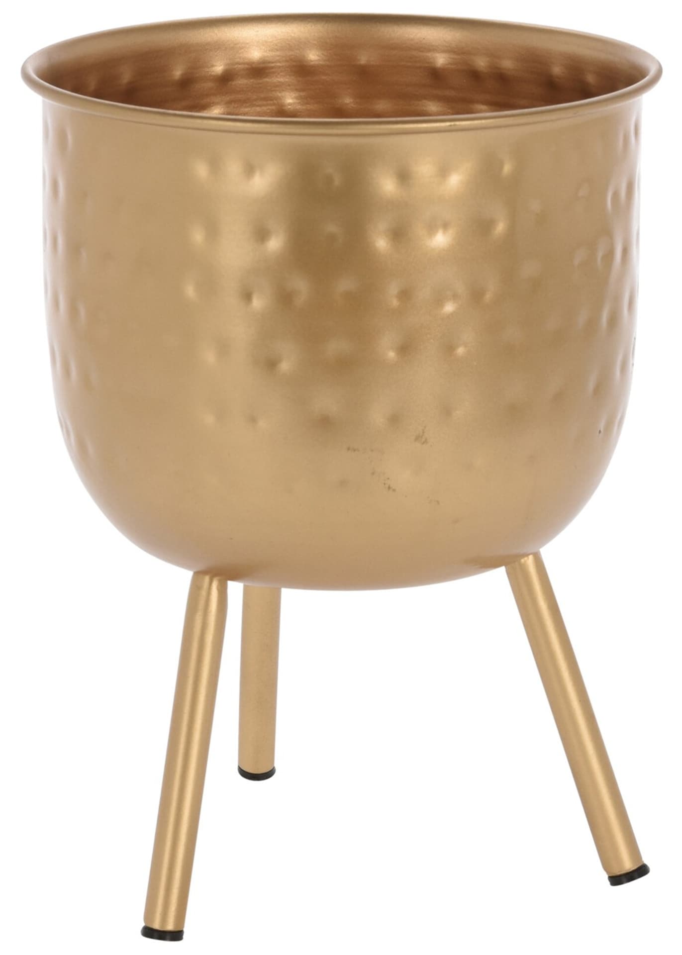 

Osłonka metalowa na kwiaty złota 25 cm