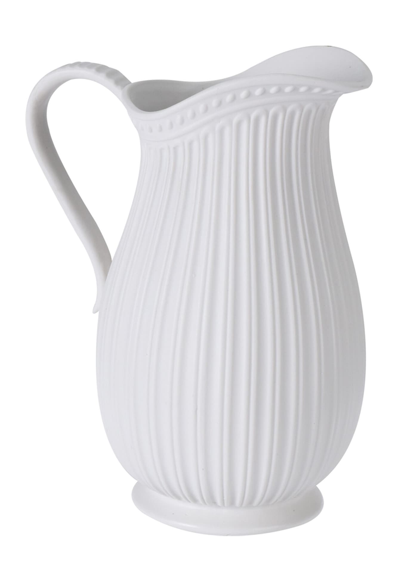 

Wazon porcelanowy z uchwytem biały 24 cm