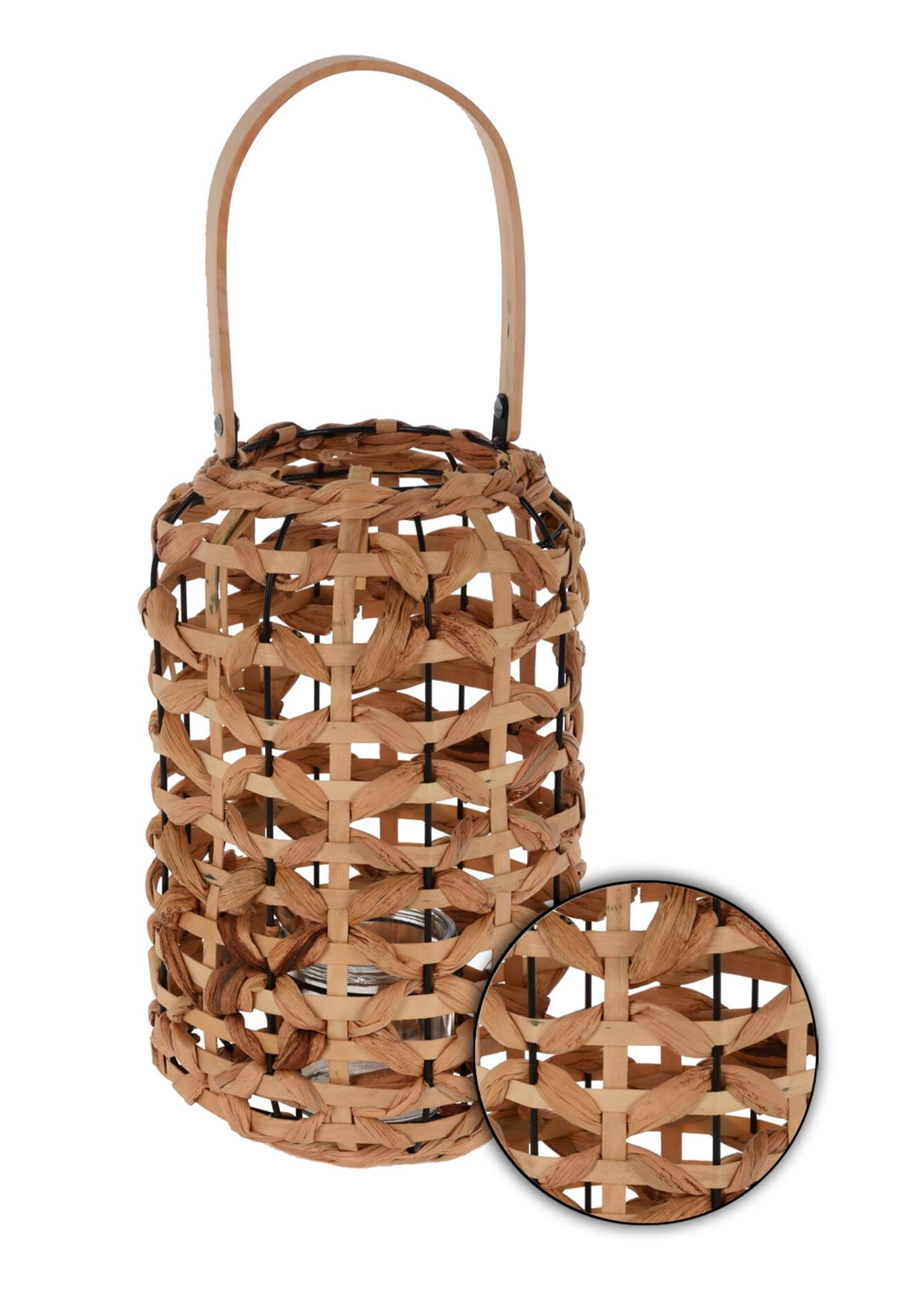 

Lampion pleciony z hiacyntu wodnego 39cm