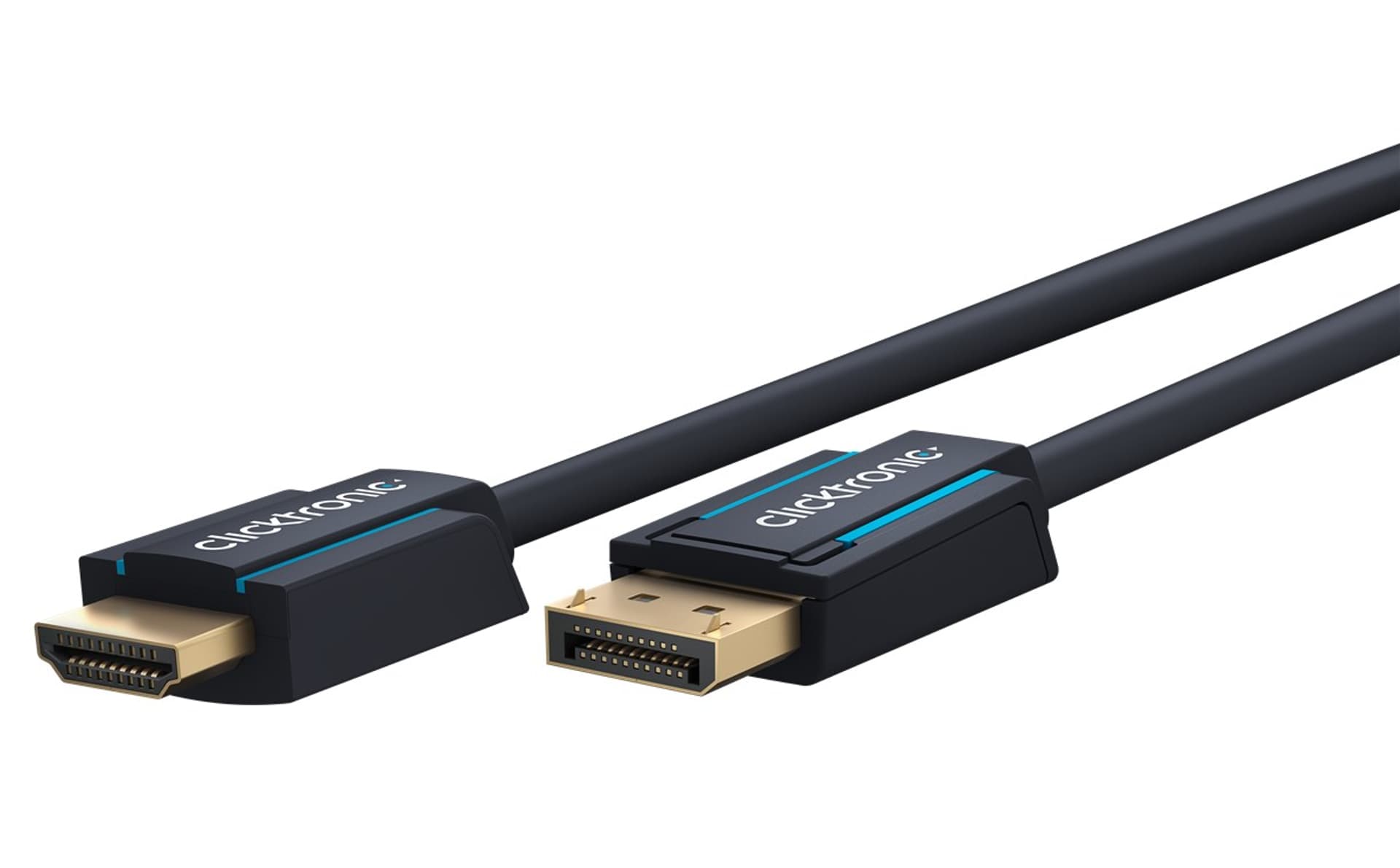 

CLICKTRONIC Kabel DisplayPort DP - HDMI 2.0 4K 1m