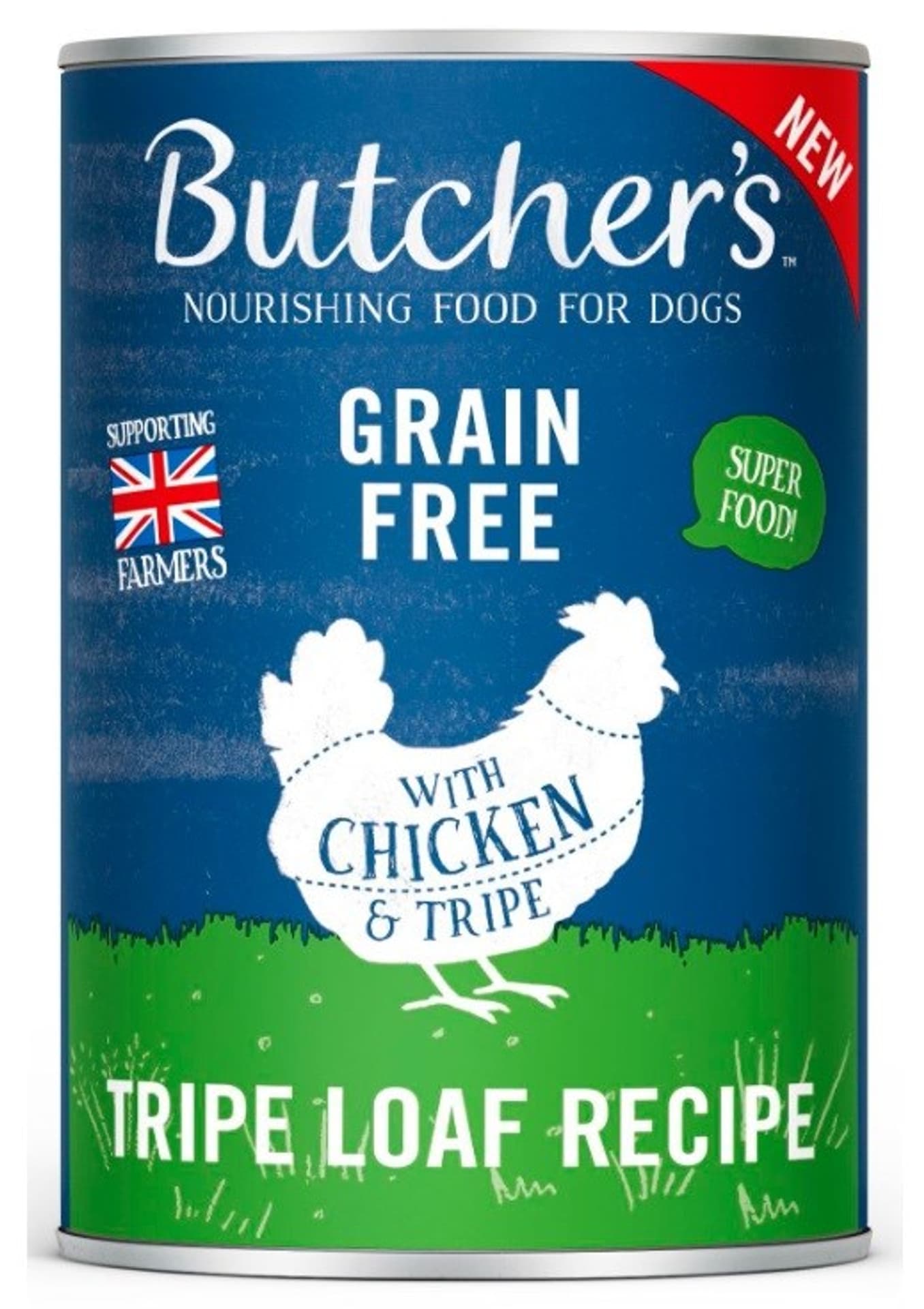 

Butcher’s Original Tripe z kurczakiem i żwaczem pasztet 400g