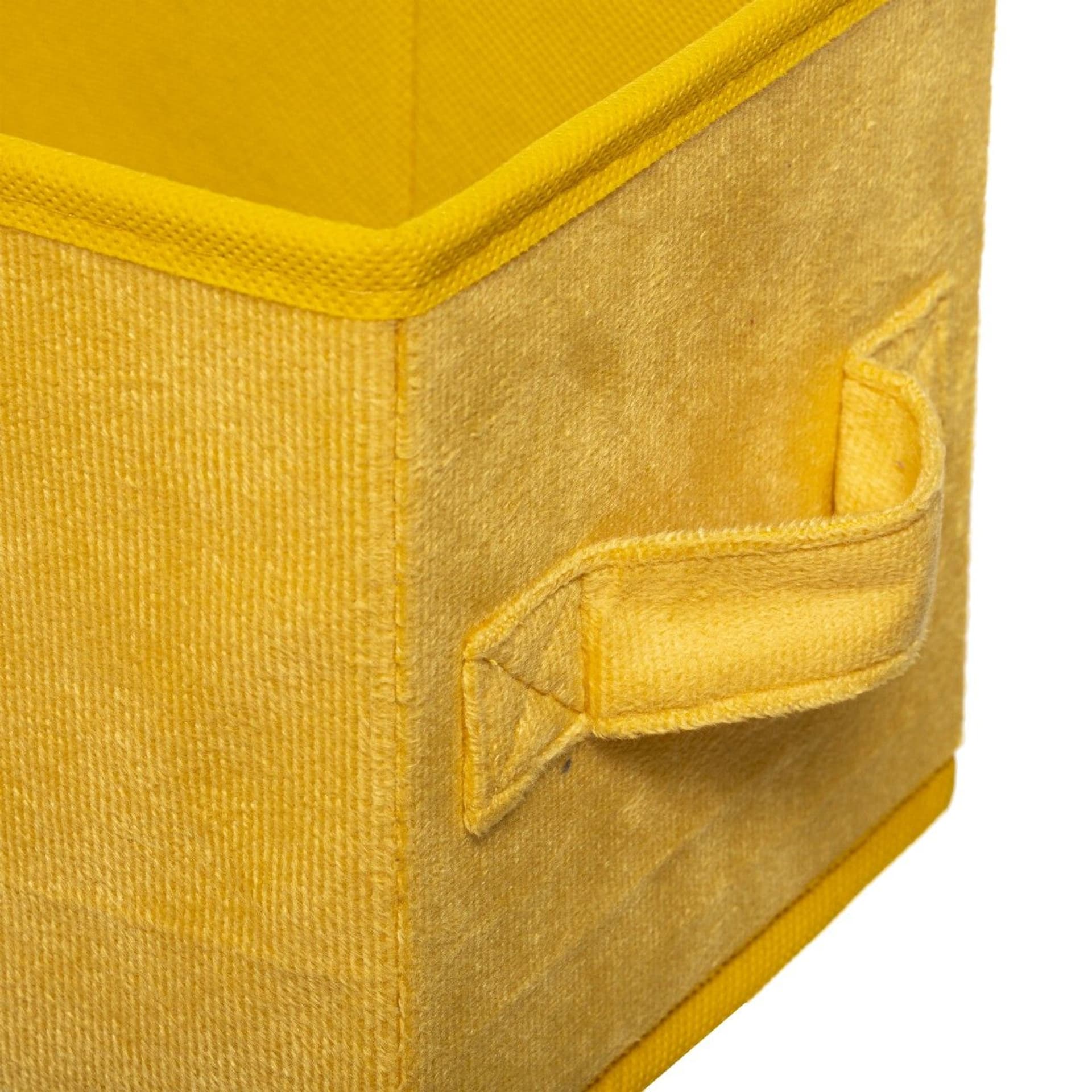 

Pojemnik tekstylny 15x31 cm Yellow welur