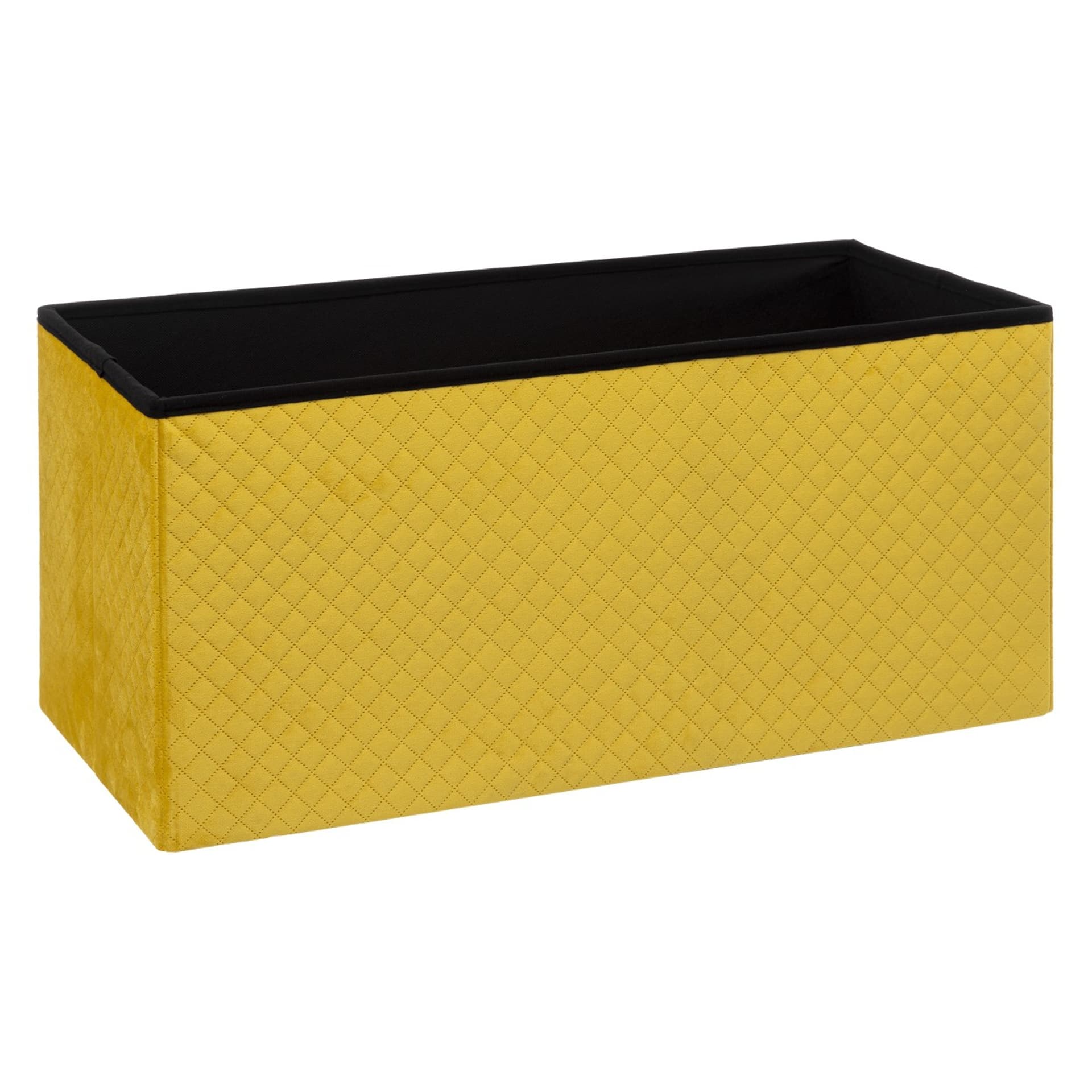 

Pufa Luna Velvet Yellow 76x38 cm