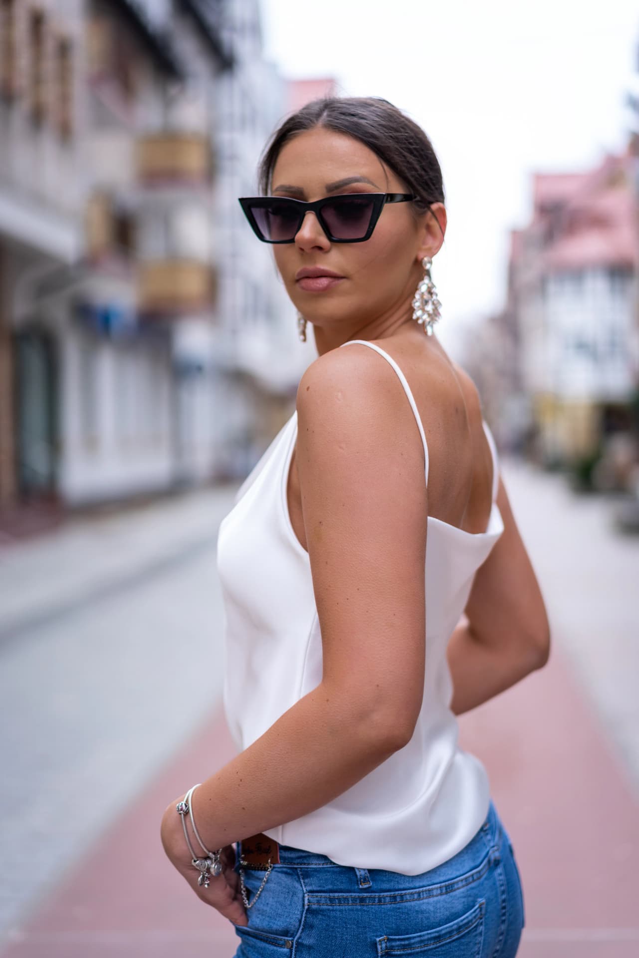 

Bluzka Luxmee Biała (Rozmiar, Rozmiar one size