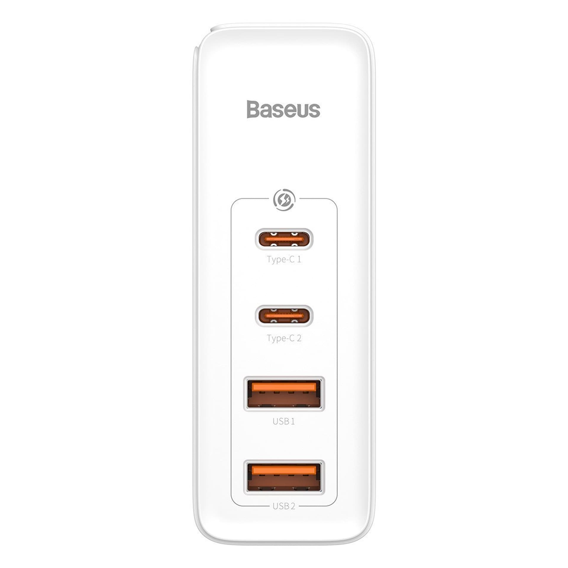 

Ładowarka sieciowa Baseus GaN2 Pro, 2x USB + 2x USB-C, 100W, EU (biała)