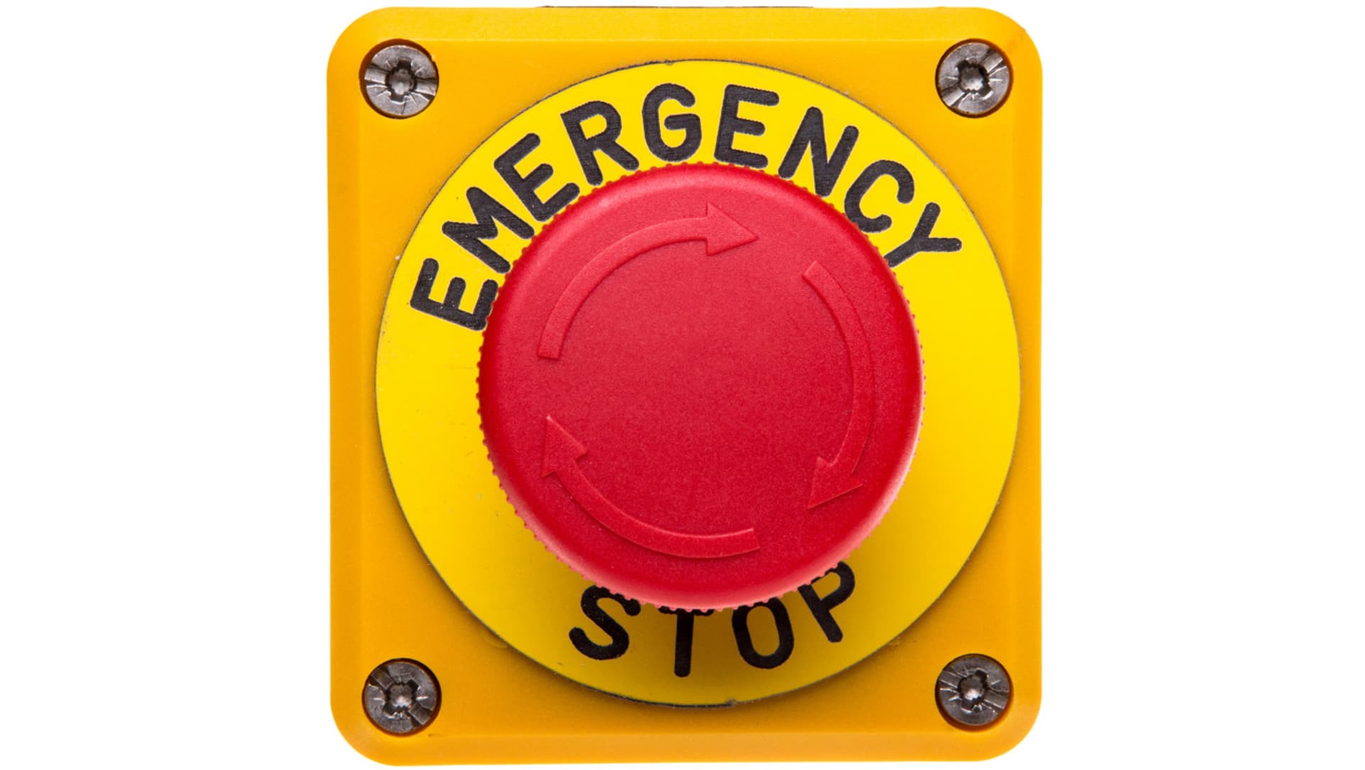 

Kaseta sterownicza czarno-żółta stop bezpieczeństwa, ryglowany 40 mm (1NC) z tabliczką opisową Emergency Stop, T0-P1EC400E40K, 1nc) z tabliczką opisową emergency stop/t0-p1ec400e40