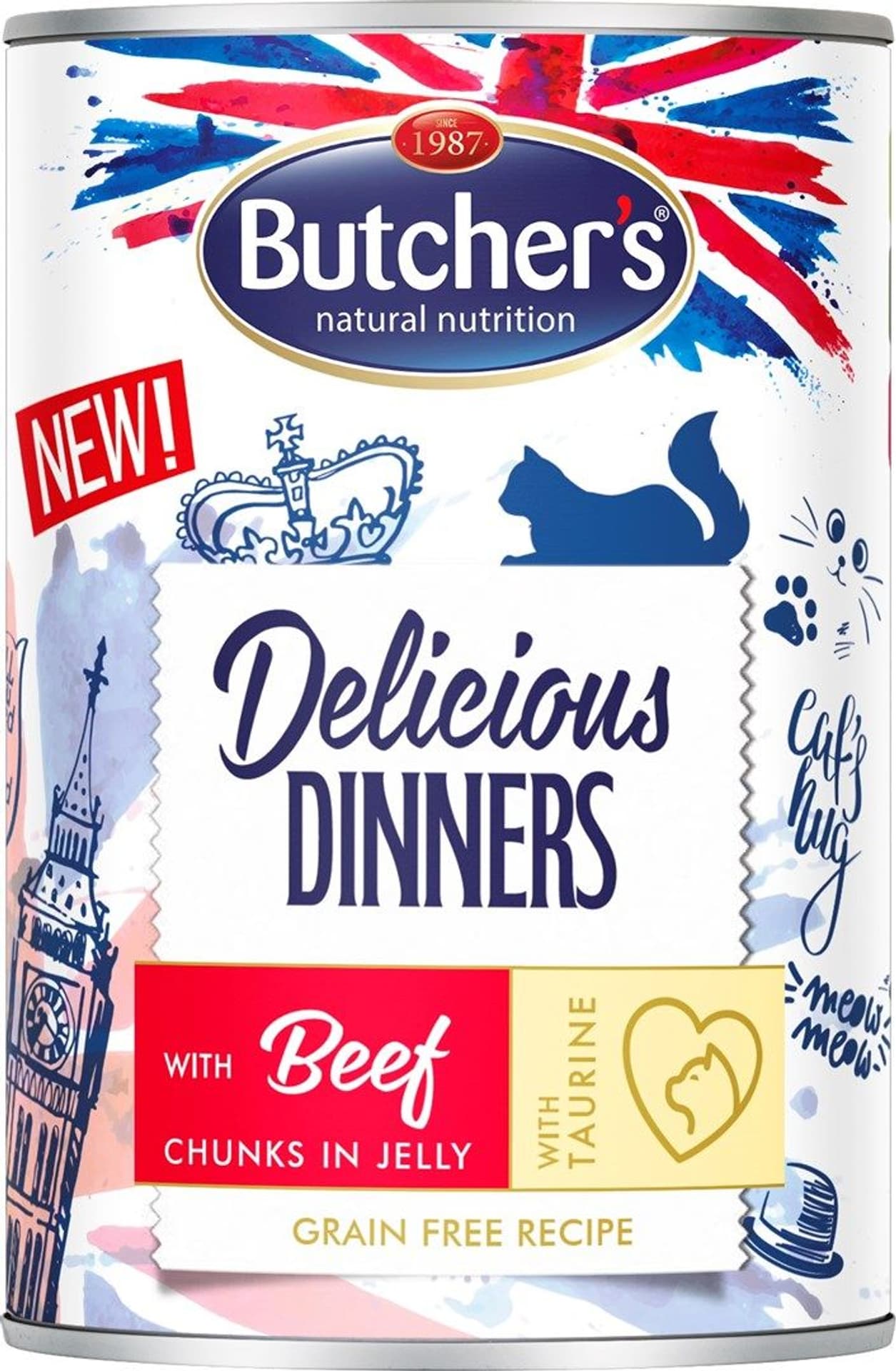 

Butcher's Delicious Dinners kawałki z wołowiną w galaretce 400g