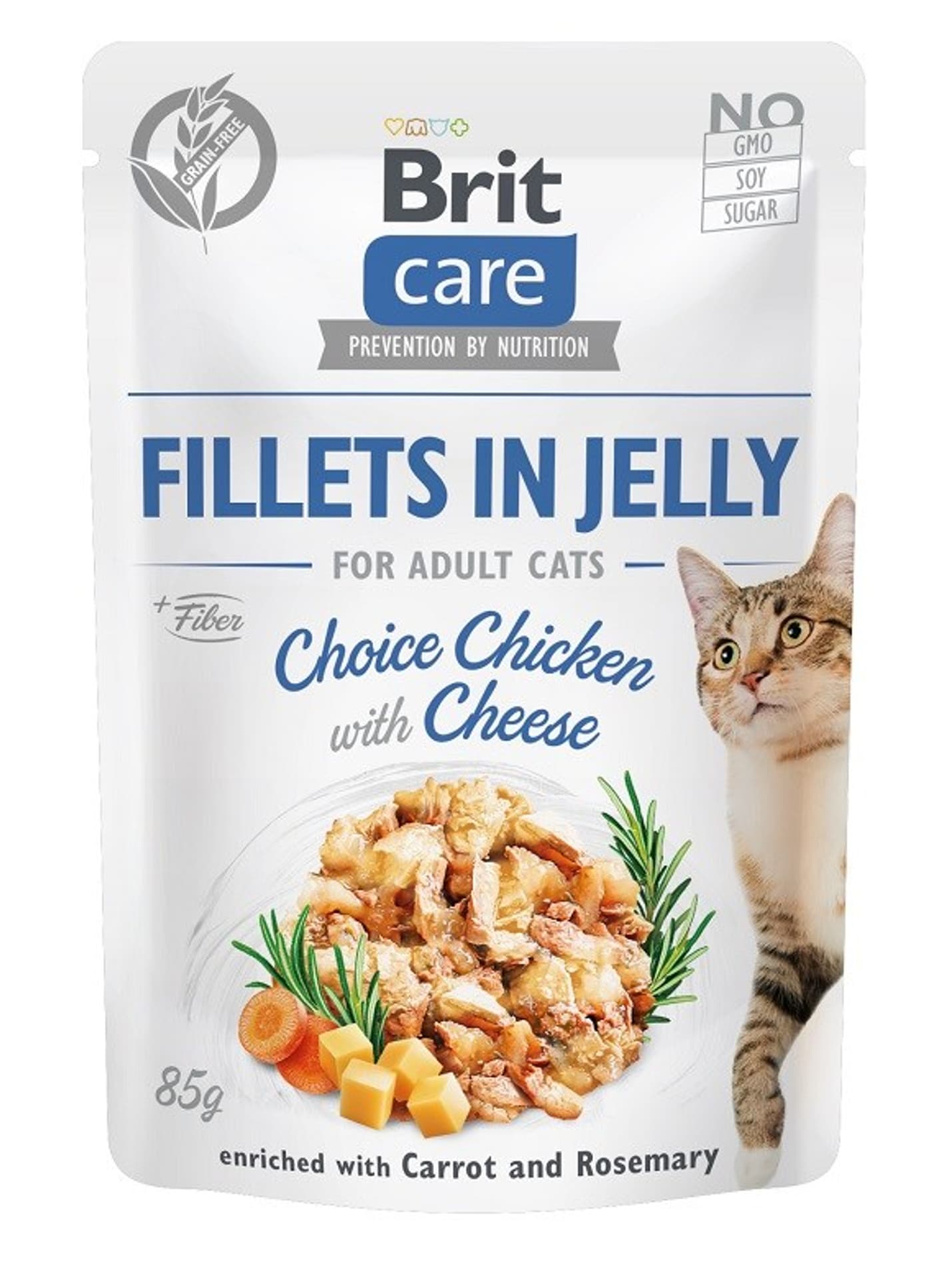 

Brit Care Cat Fillets In Jelly Choice Chicken&Cheese 85g