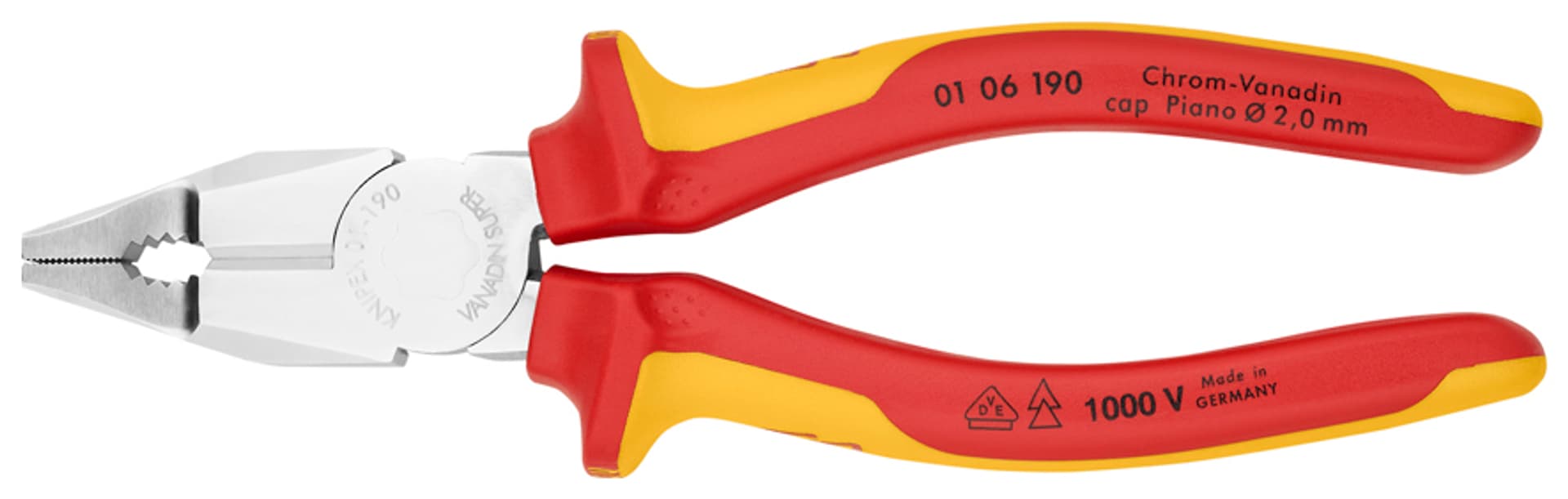 

SZCZYPCE UNIWERSALNE VDE 1000V 190MM