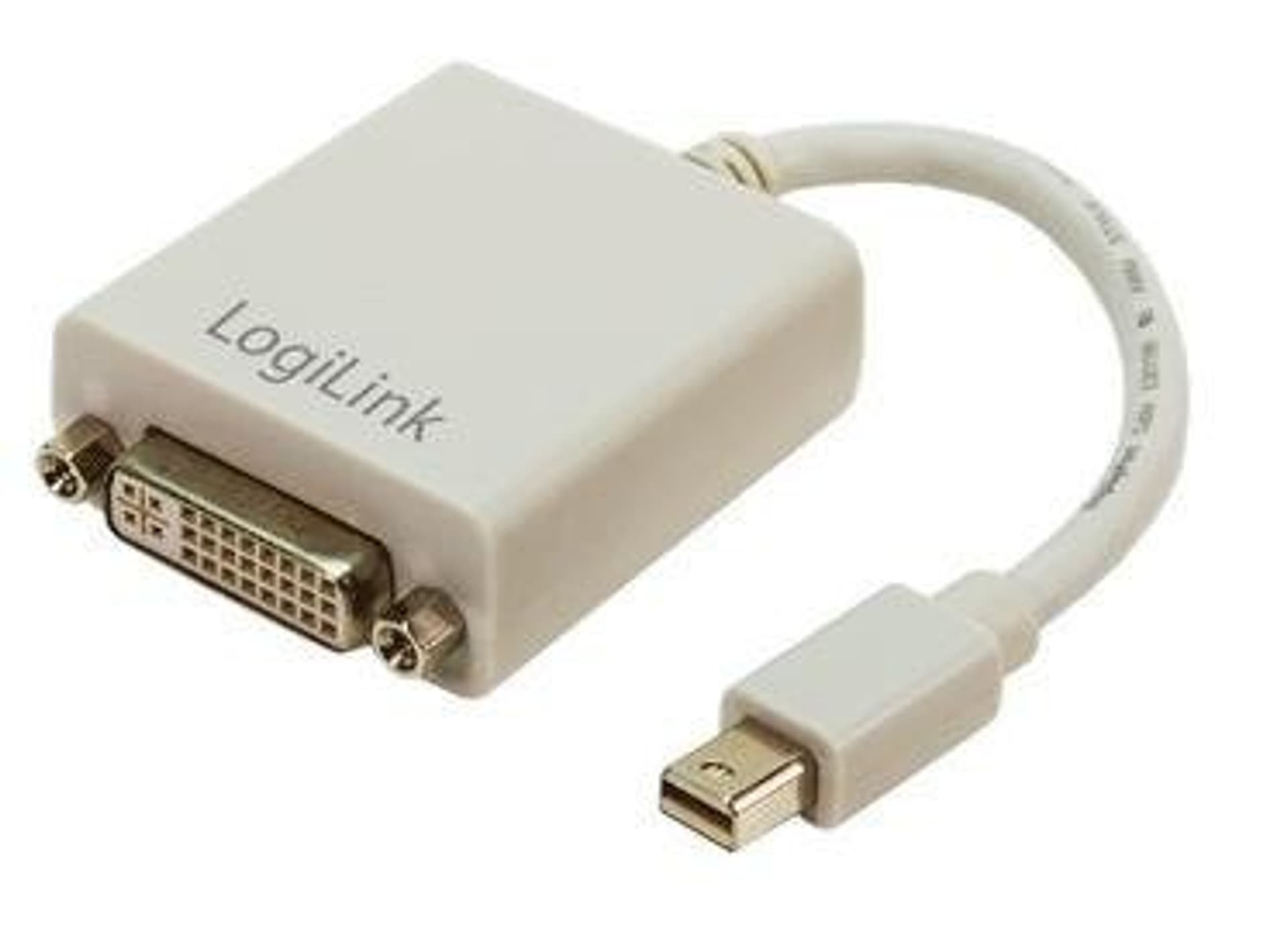 

Logilink Adapter Mini Display Port TO DVI Konwerter: DVI-I FM, Mini DisplayPort M