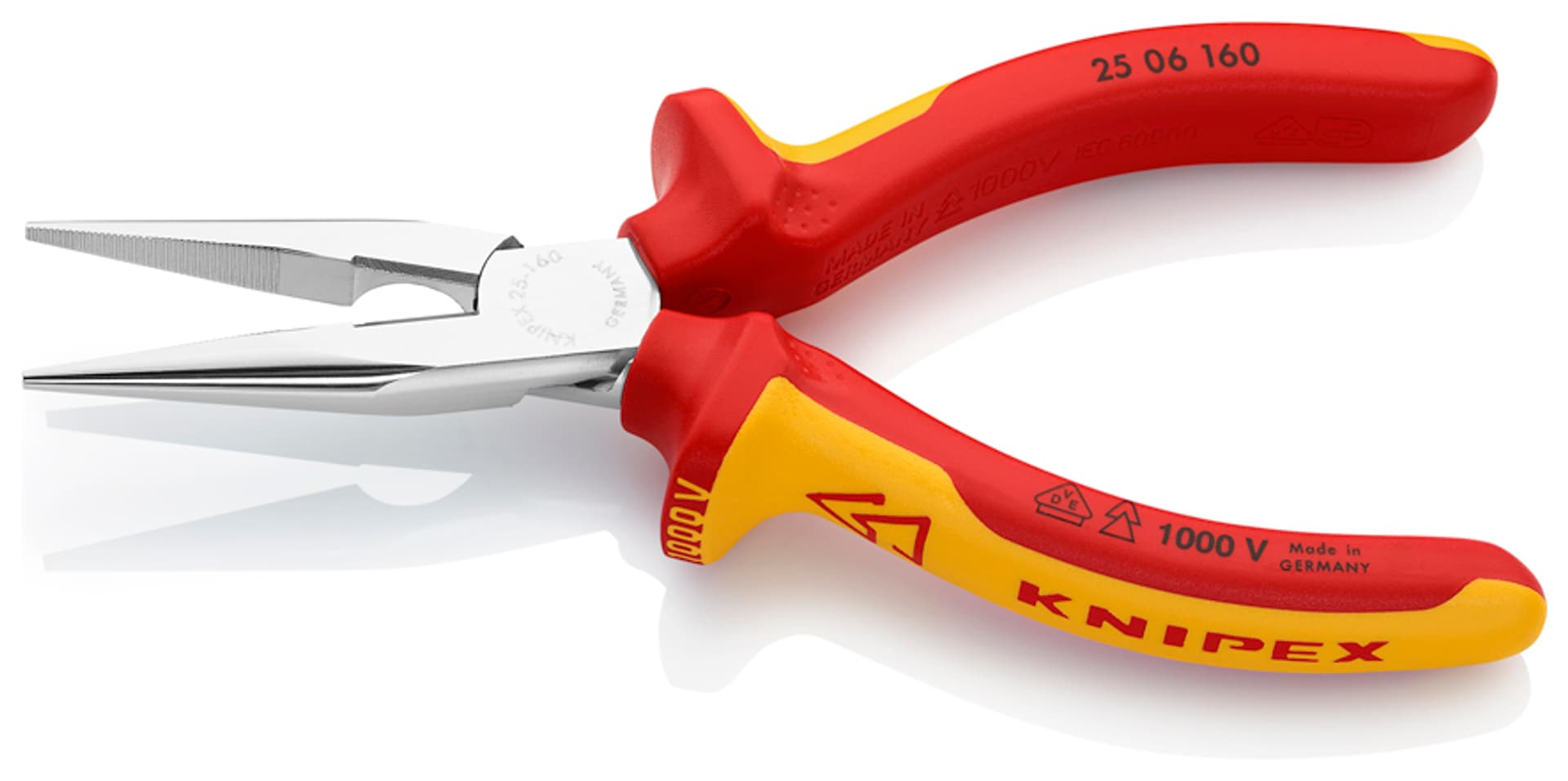 

SZCZYPCE TNĄCE PÓŁOKRĄGŁE PROSTE IZOLOWANE 160MM