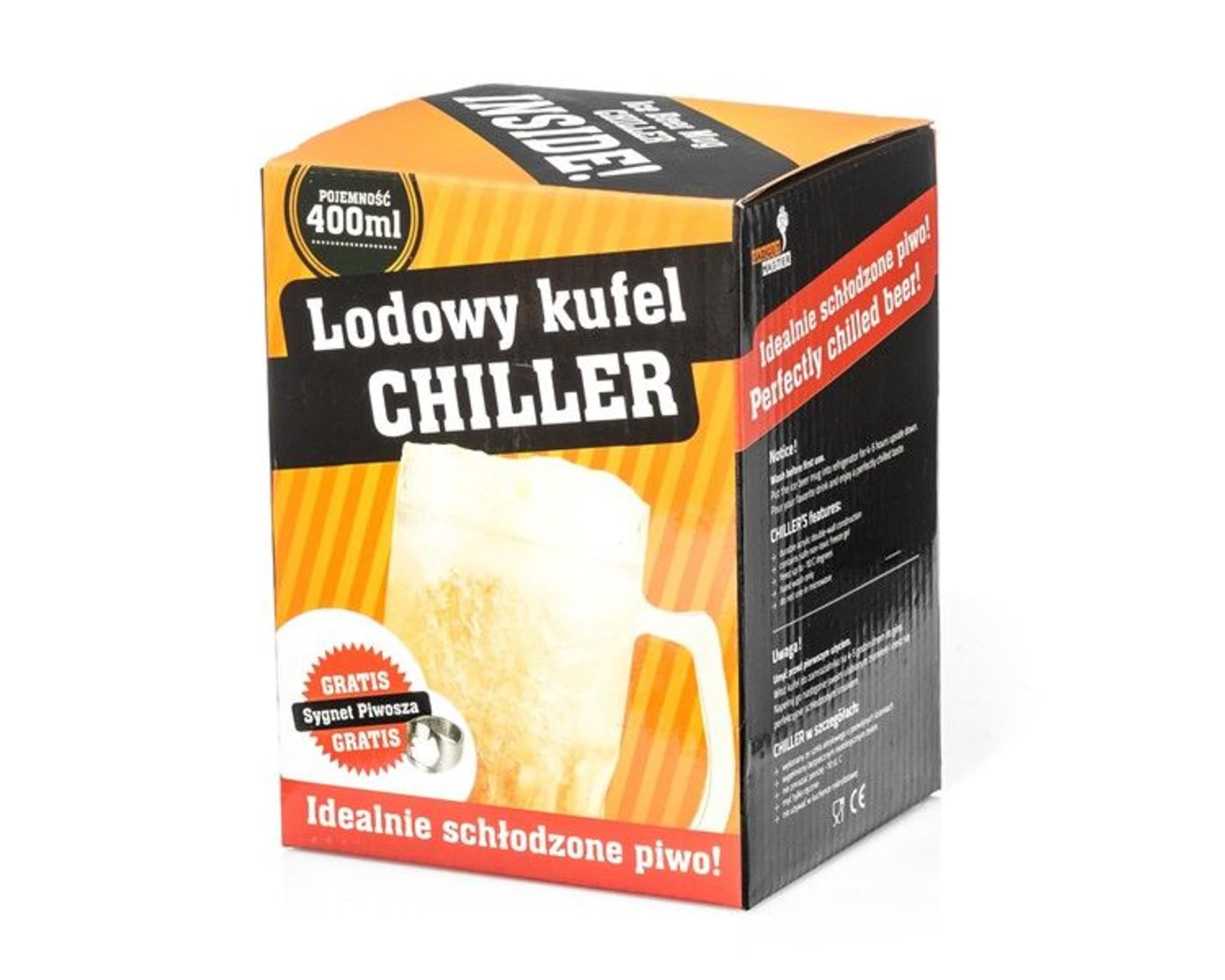 

Lodowy kufel CHILLER 400 ml - classic
