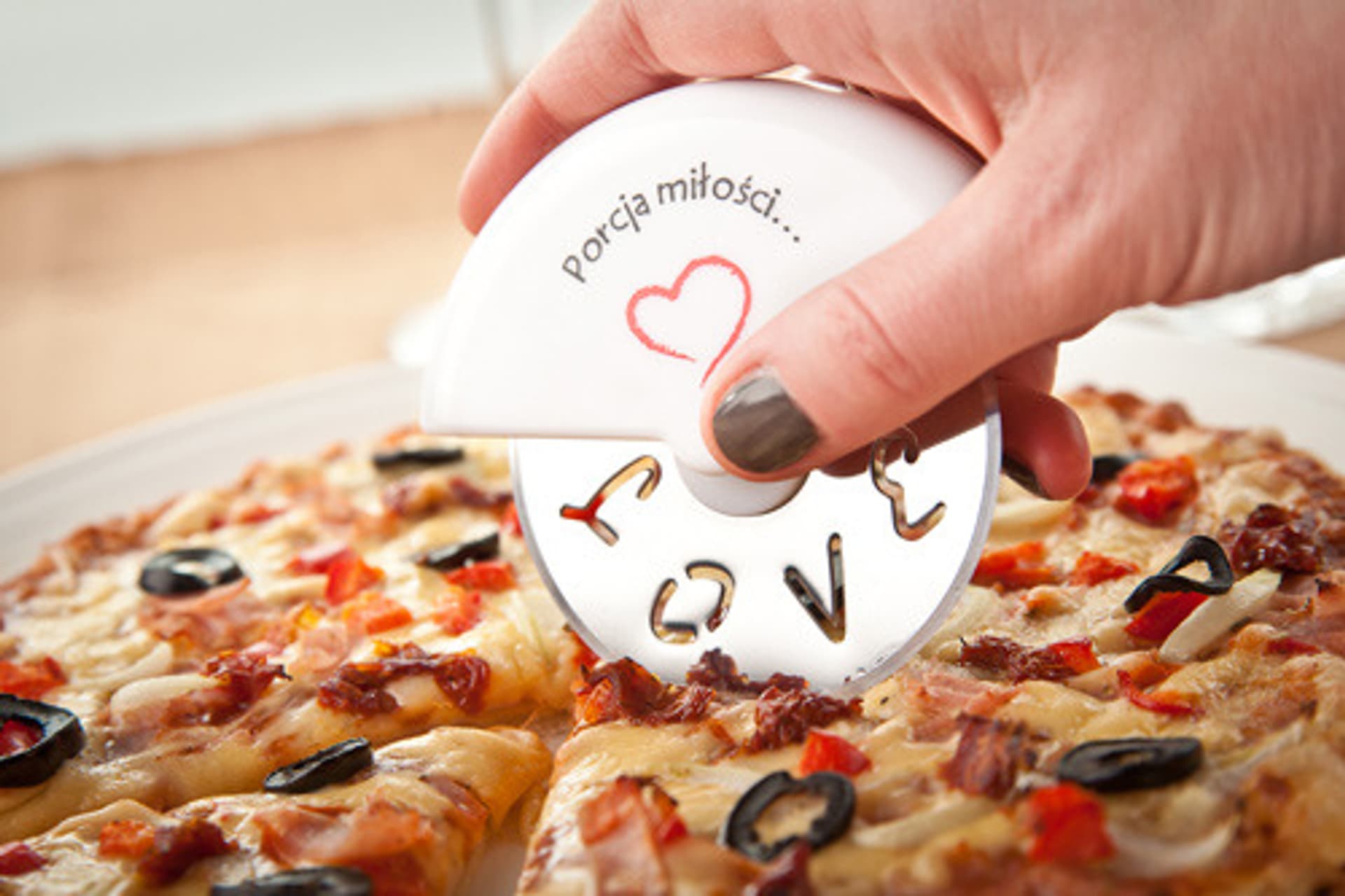 

Zakochany nóż do pizzy