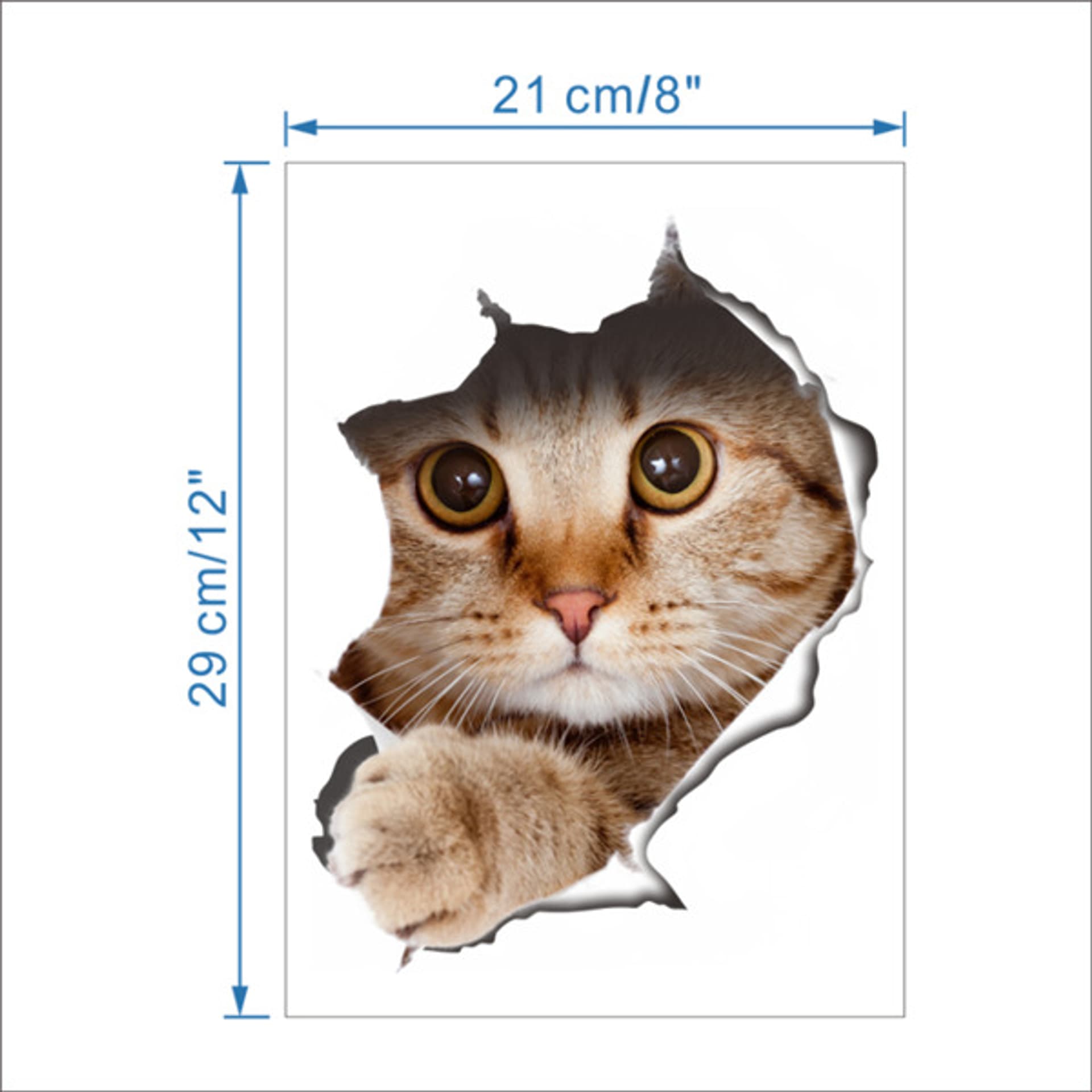 

Naklejka KOT 3D