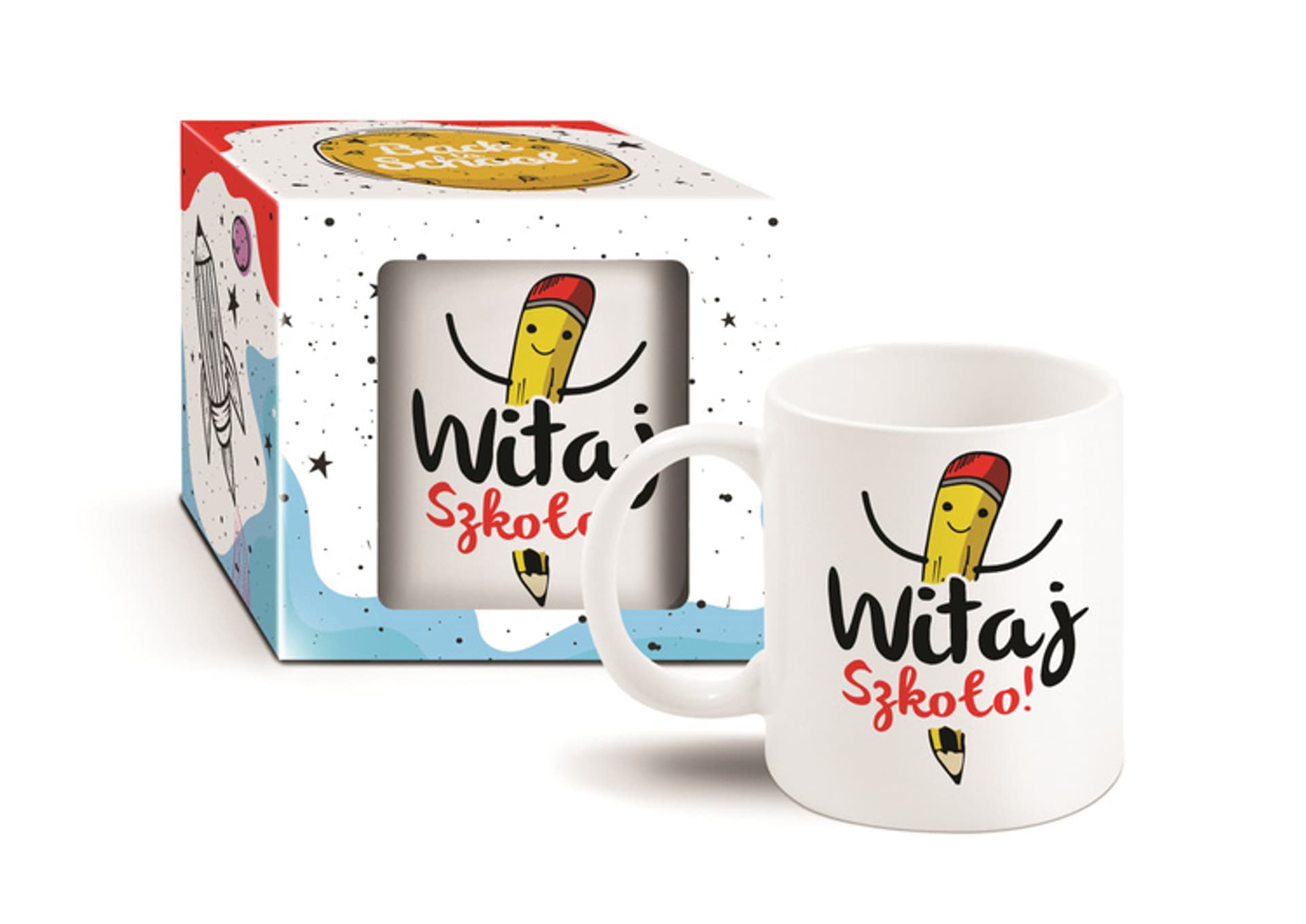 

Kubek - Witaj Szkoło (ołówek)