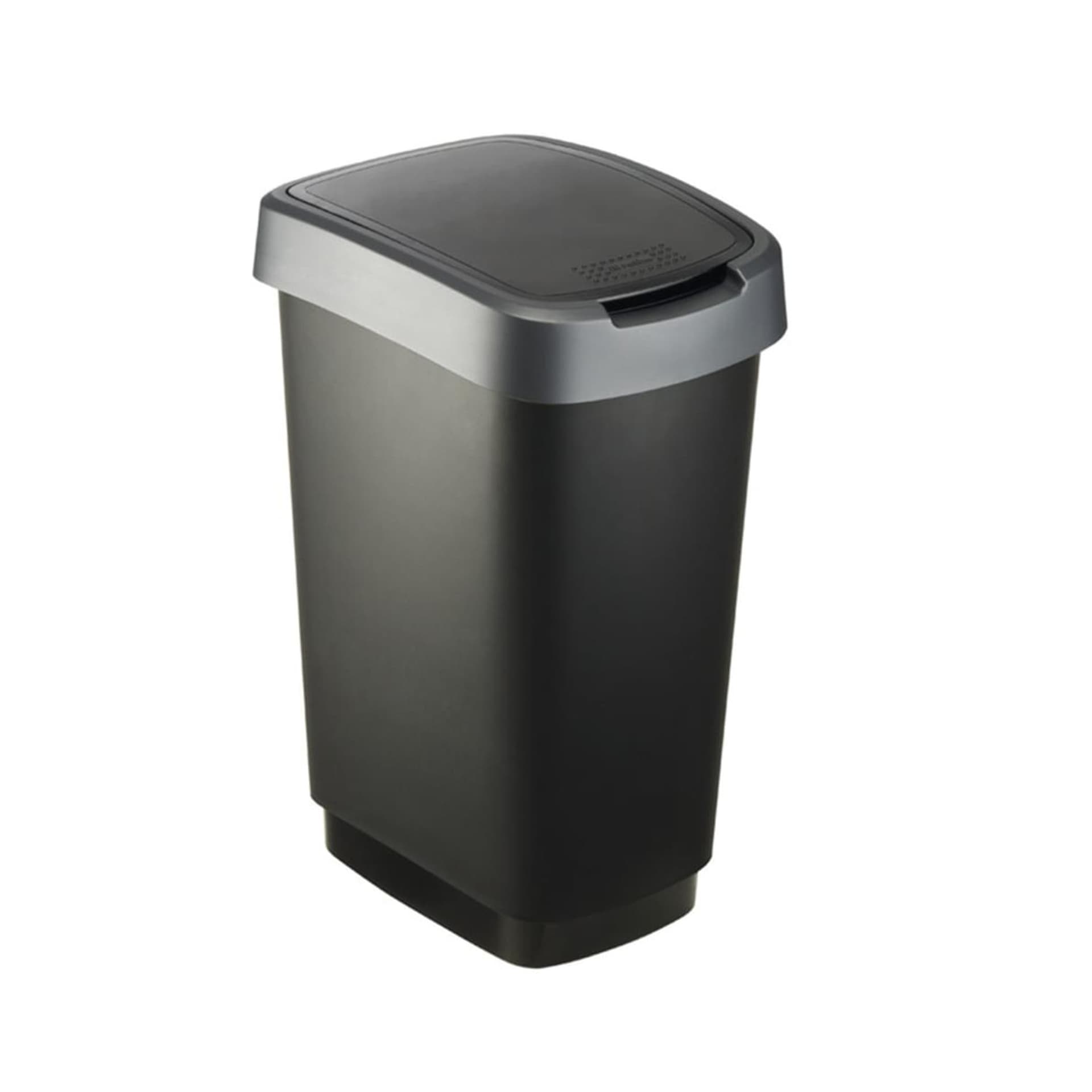

Kosz na śmieci swing Rotho Twist 25L czarno-srebrny
