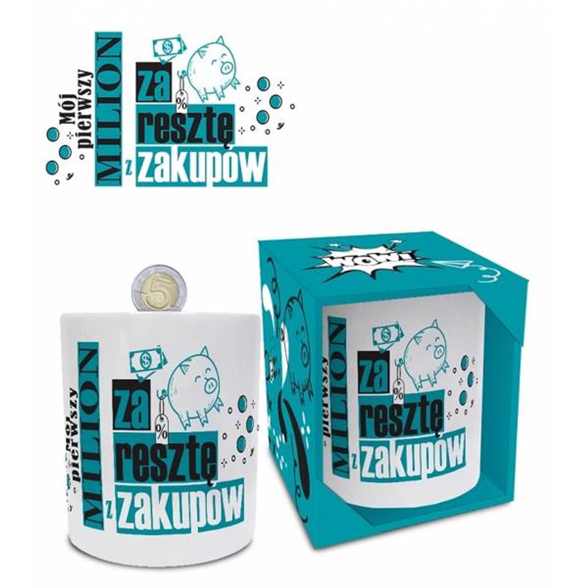 

Skarbonka - Mój pierwszy milion za resztę z zakupów