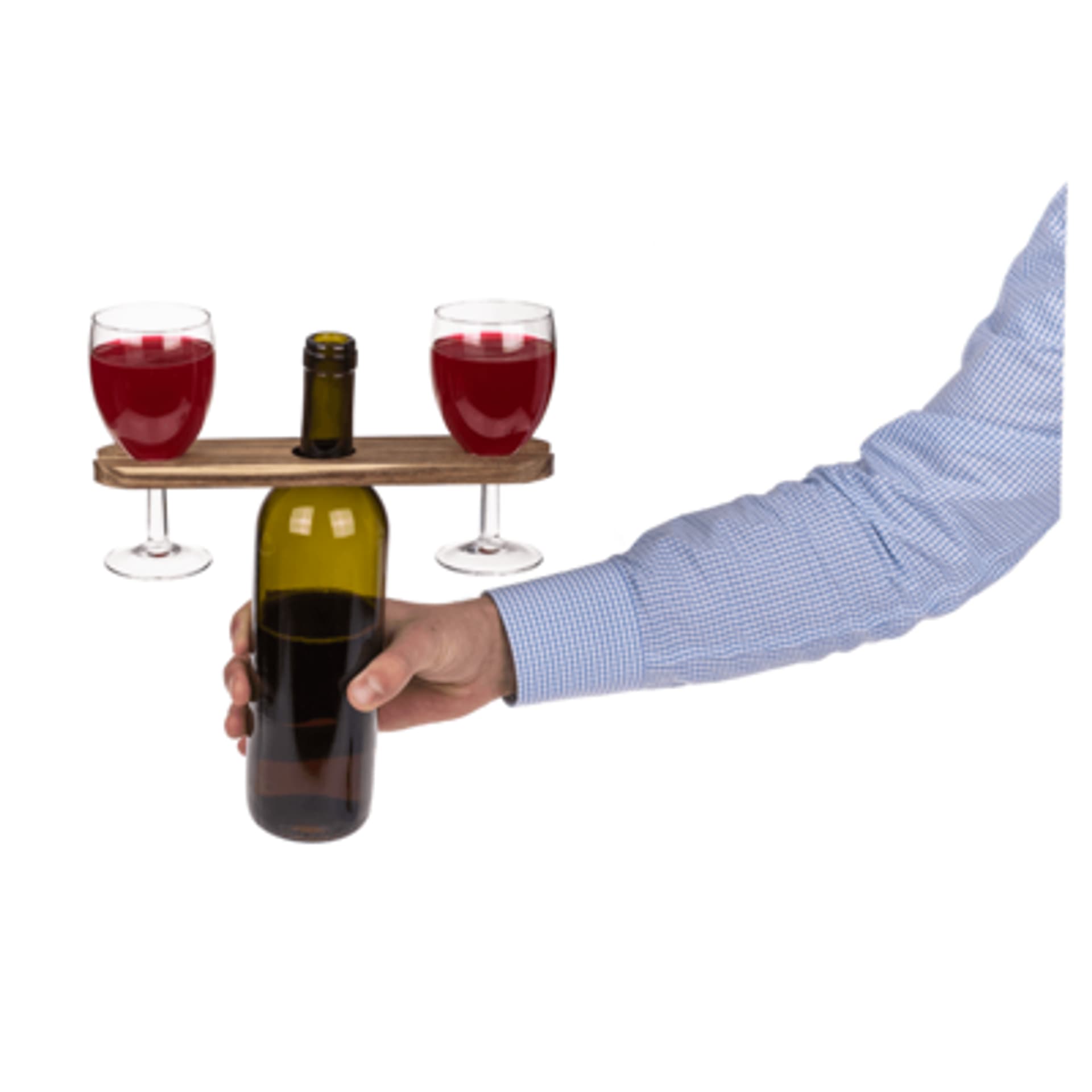 

Drewniany stojak na wino