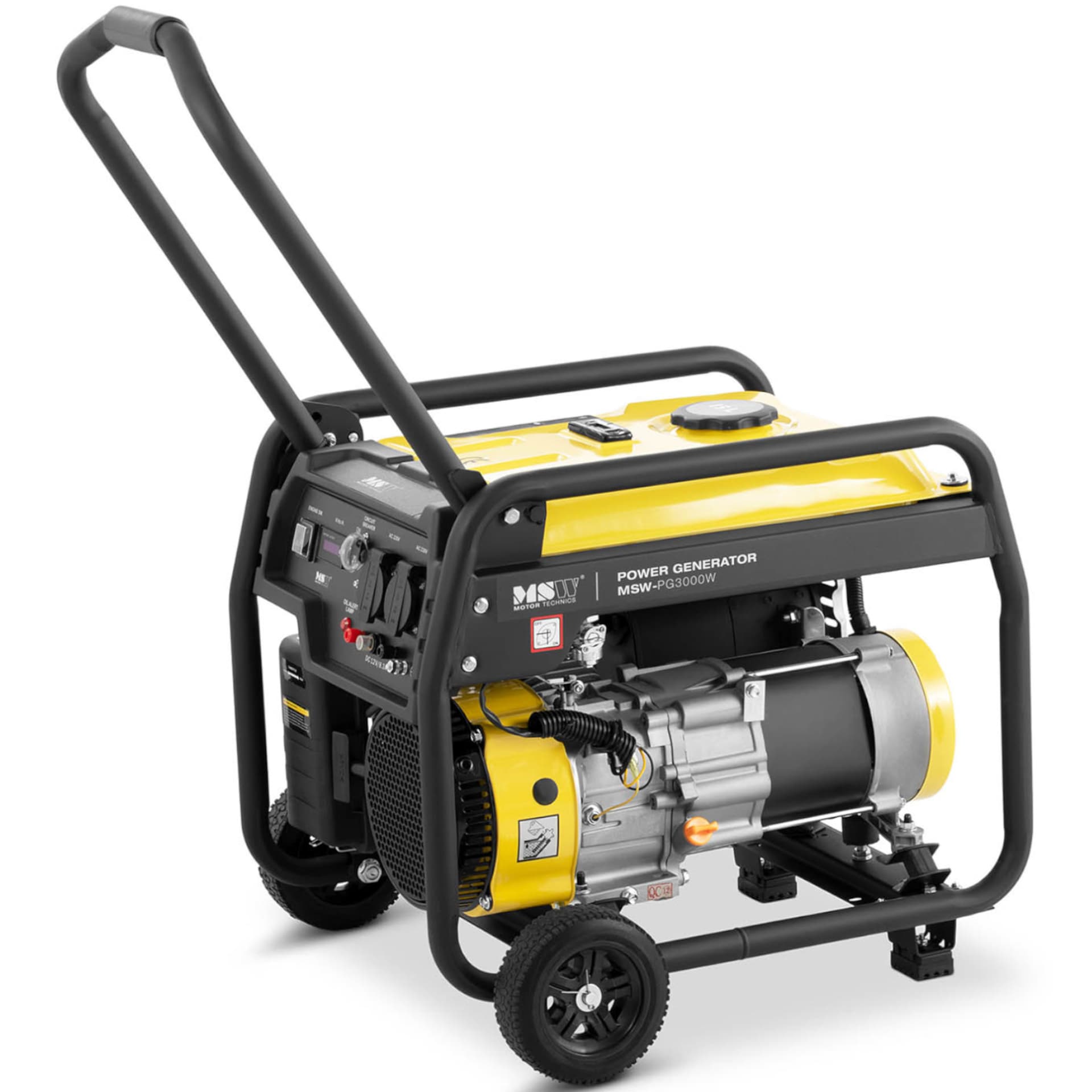 

Agregat prądotwórczy generator prądu z rozruchem ręcznym wózkiem 15 l 230 V 3000 W