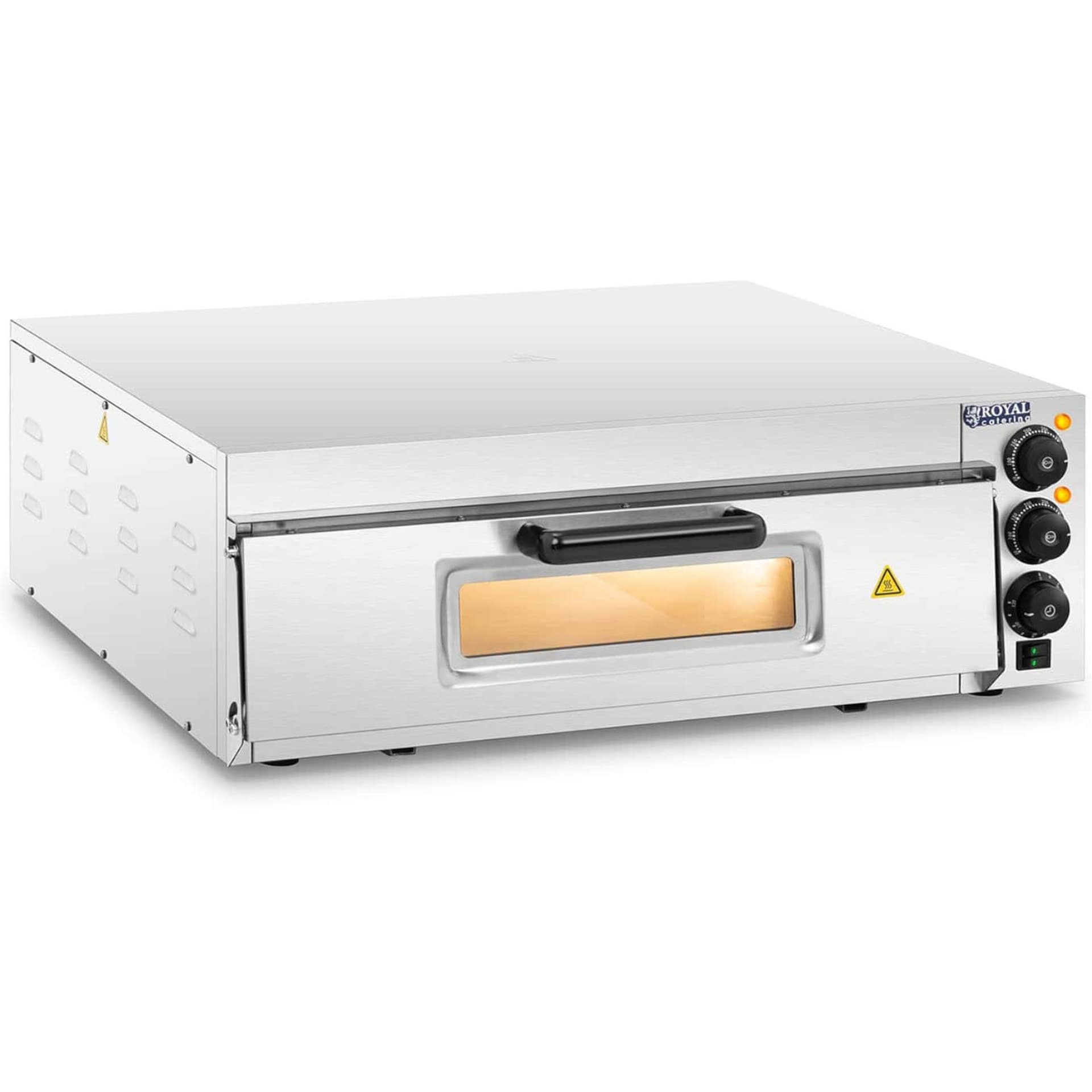 

Piec do pizzy jednokomorowy z szybą 1 pizza 60 cm 230 V 3000 W