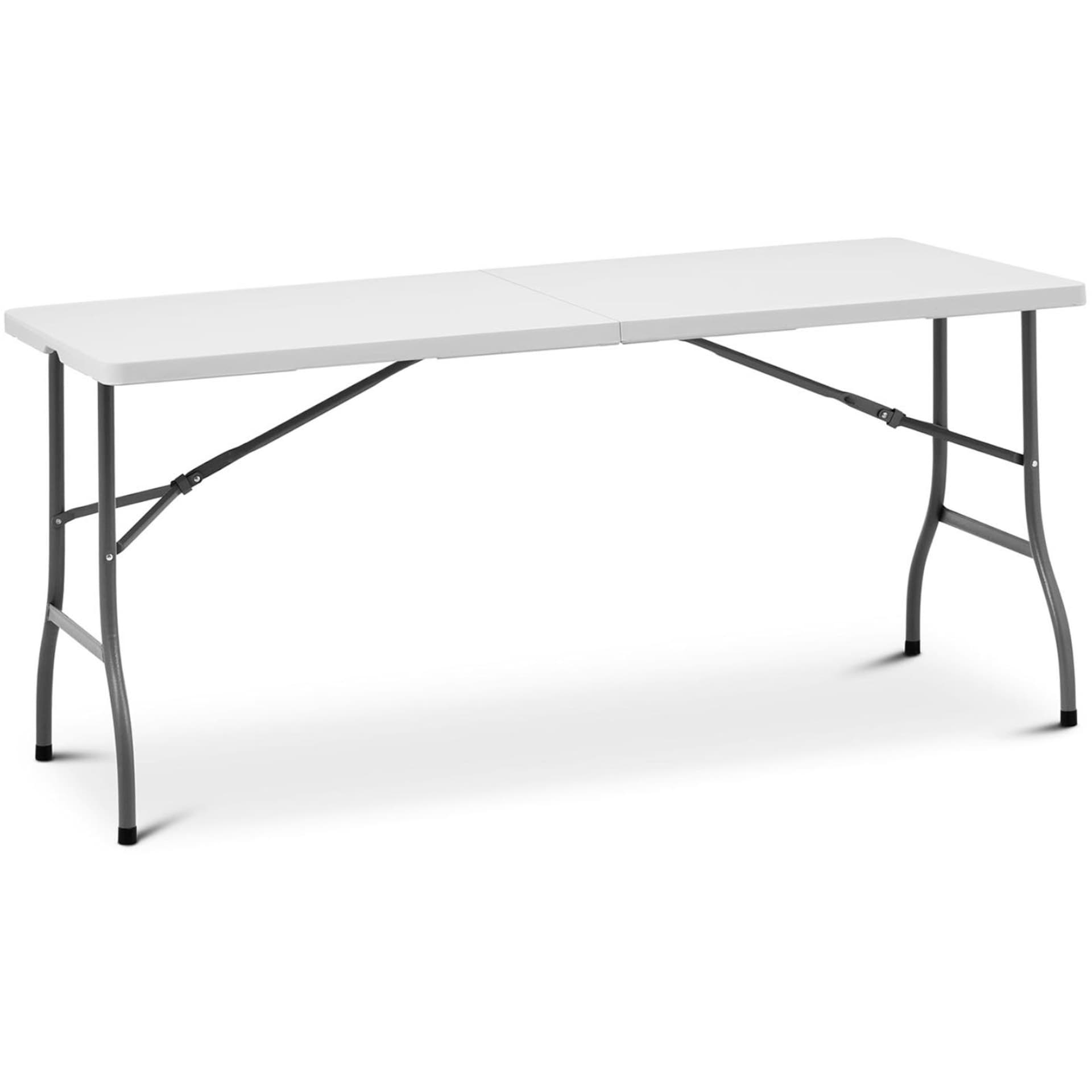 

Stół cateringowy ogrodowy składany biały do 150 kg 152 x 70 x 74 cm