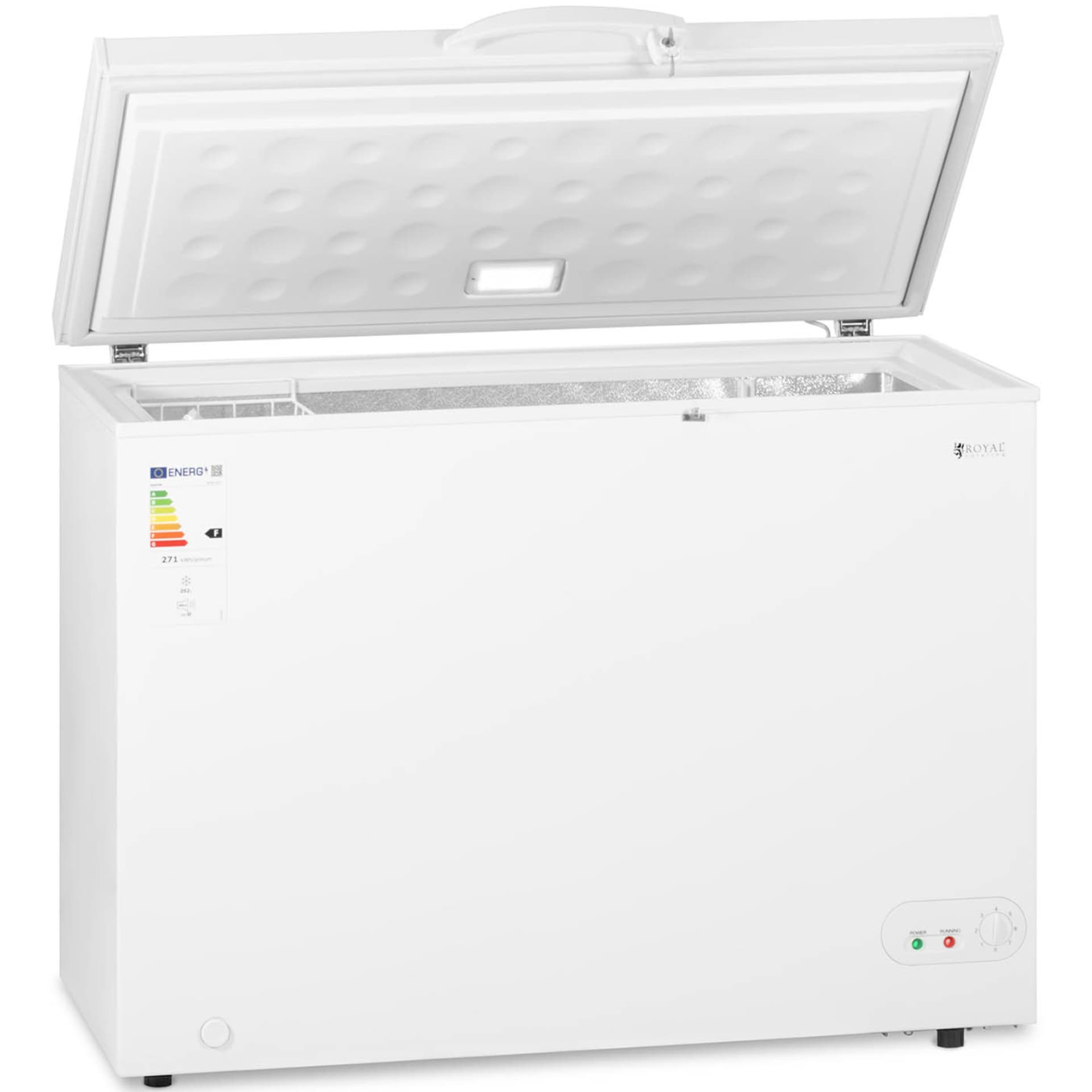 

Zamrażarka skrzyniowa zamykana na klucz 1 kosz 252 l -12 do -28 C 85 W
