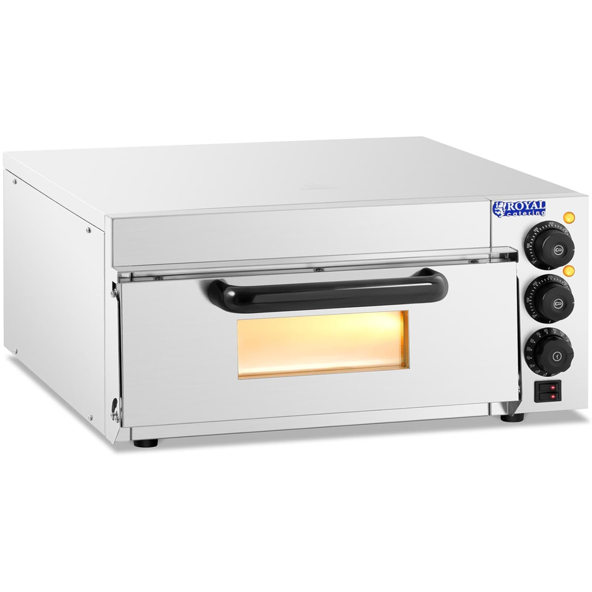 

Piec do pizzy jednokomorowy z szybą 1 pizza 36 cm 230 V 2000 W