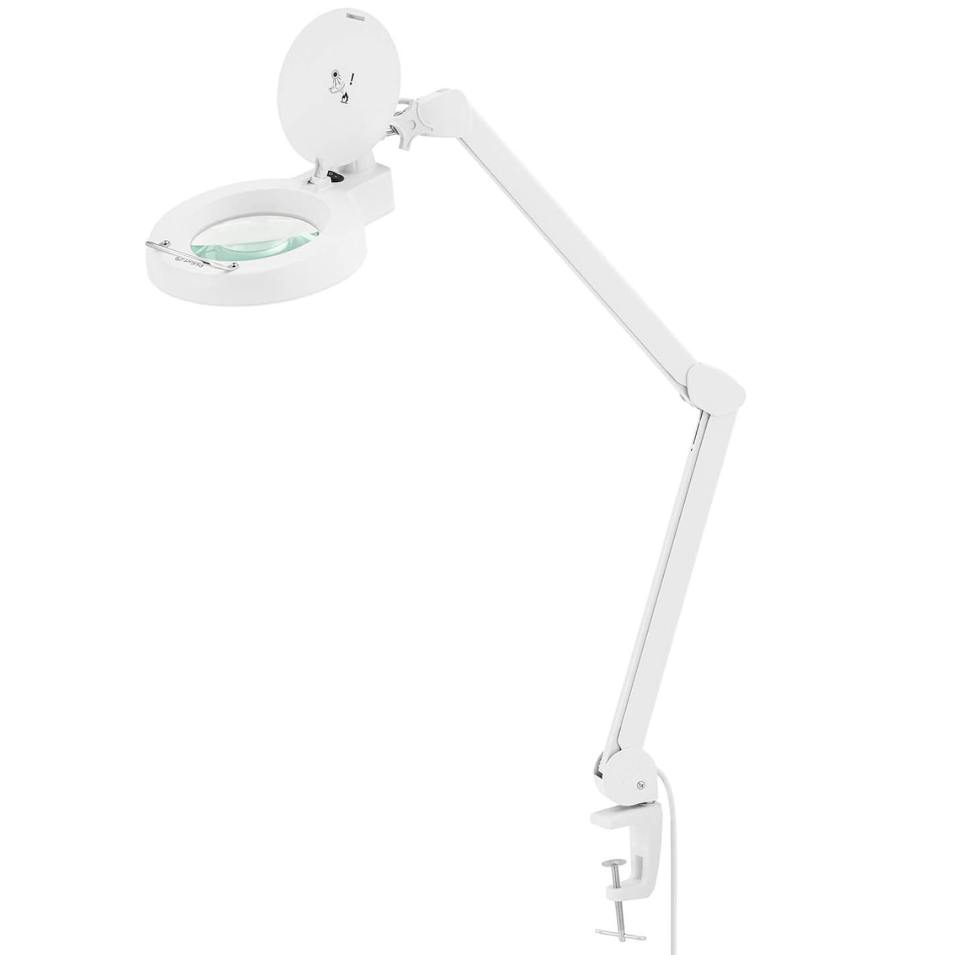

Lampa kosmetyczna warsztatowa powiększająca 5 dioptrii 60x LED śr. 155 mm