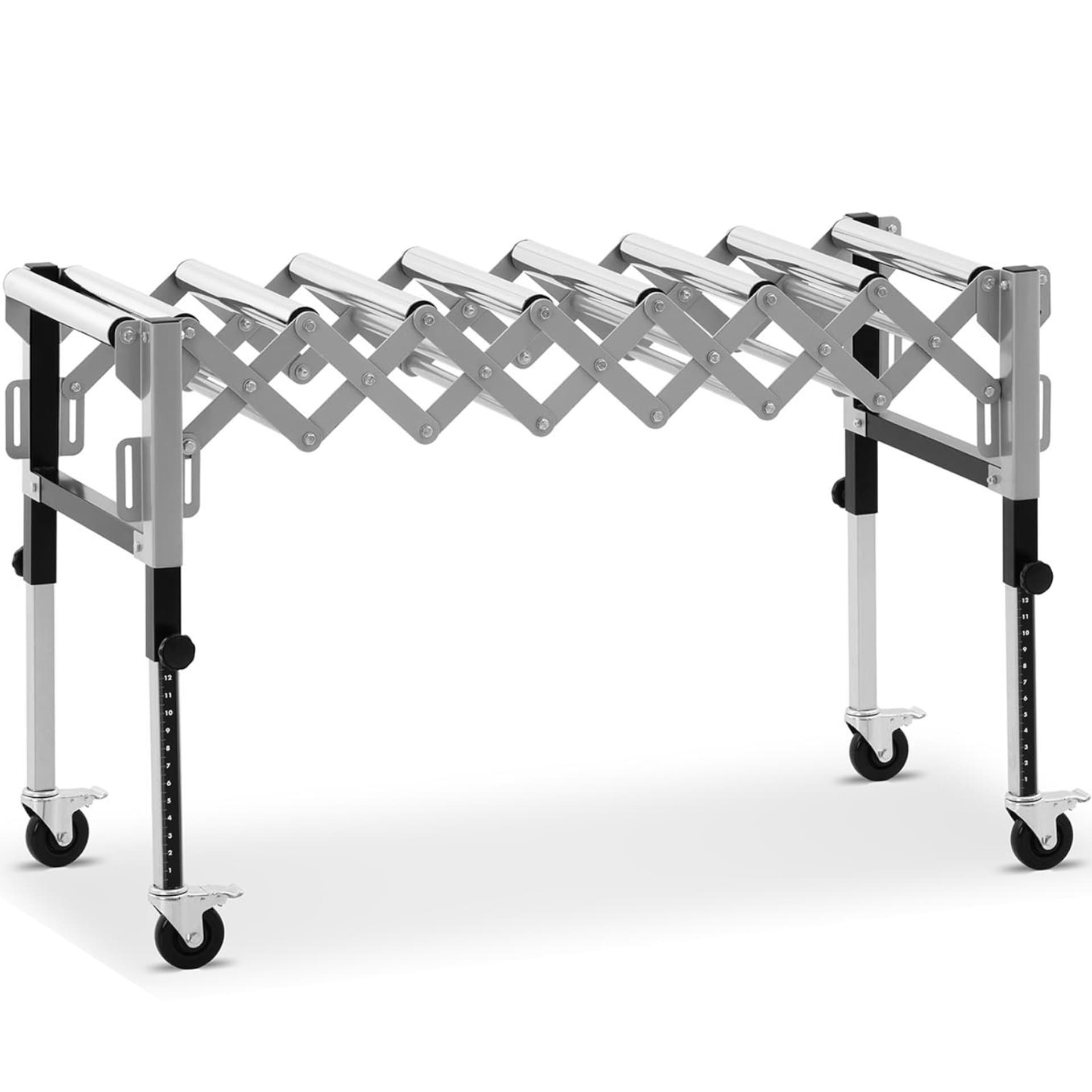 

Podajnik stół rolkowy transportowy składany 9 rolek do 130 kg 145 x 59 x 96 cm