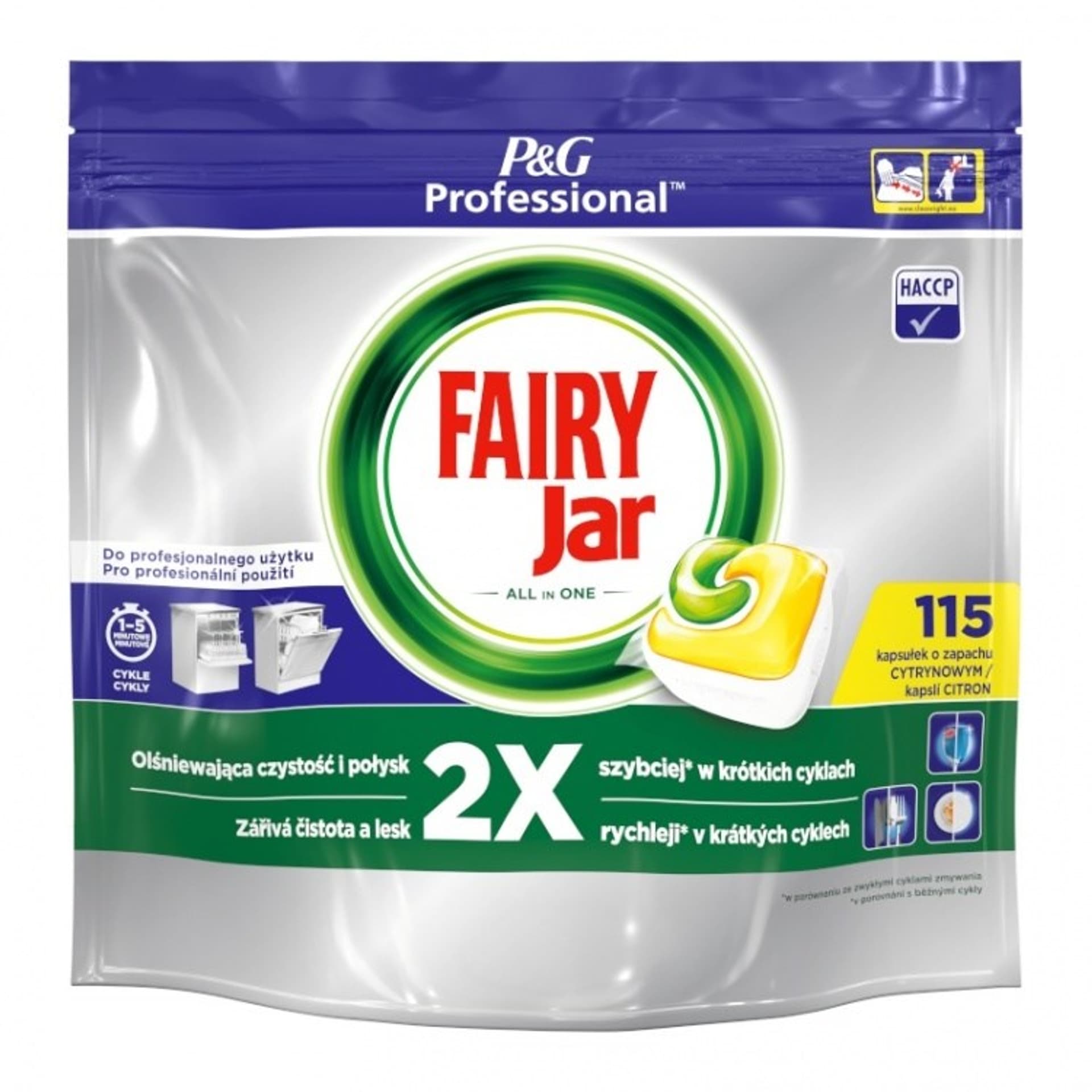 

FAIRY Kapsułki do zmywarki P&G Prof.Lemon 115 sztuk