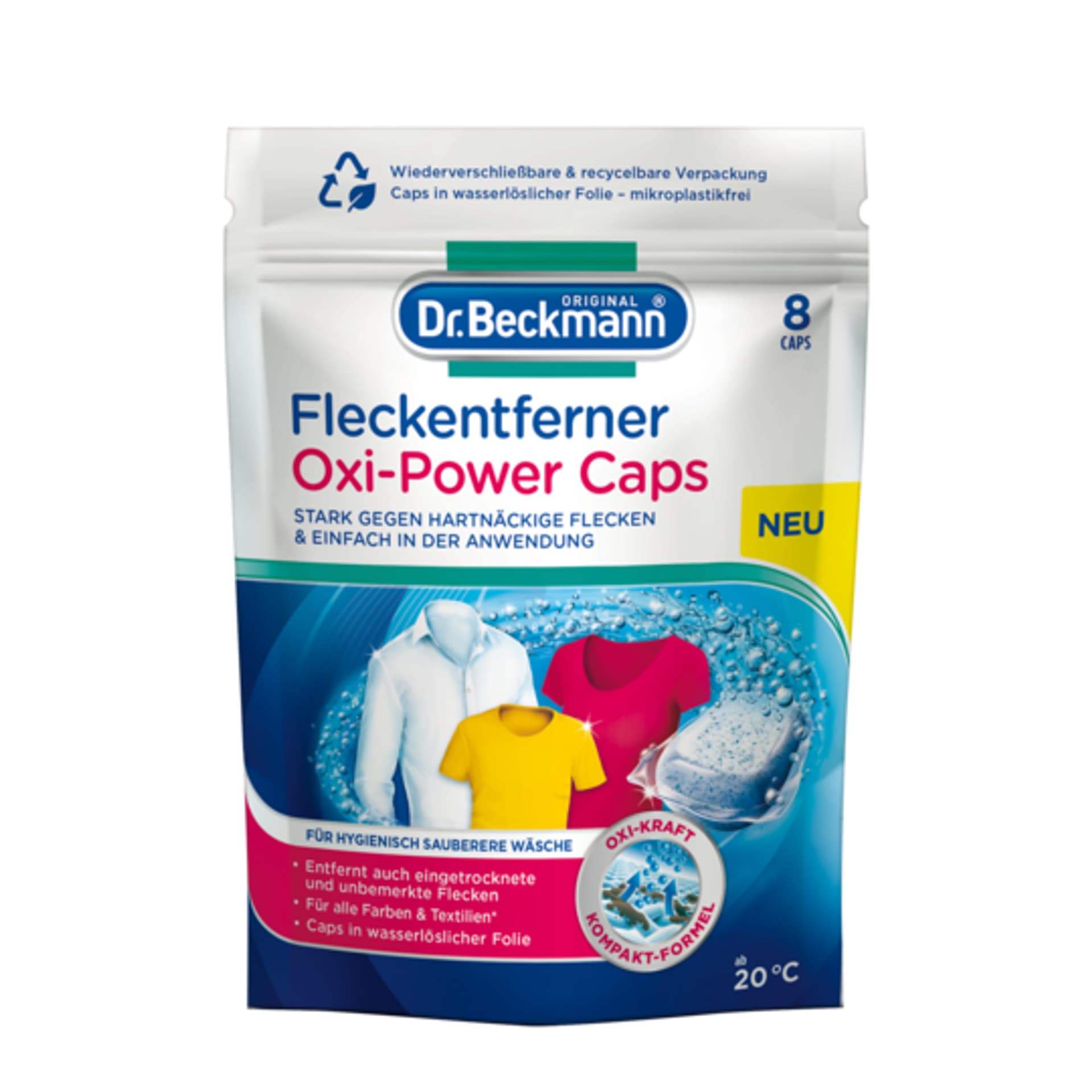 

Dr. Beckmann Odplamiacz Oxi-Power Caps 8 szt. DE