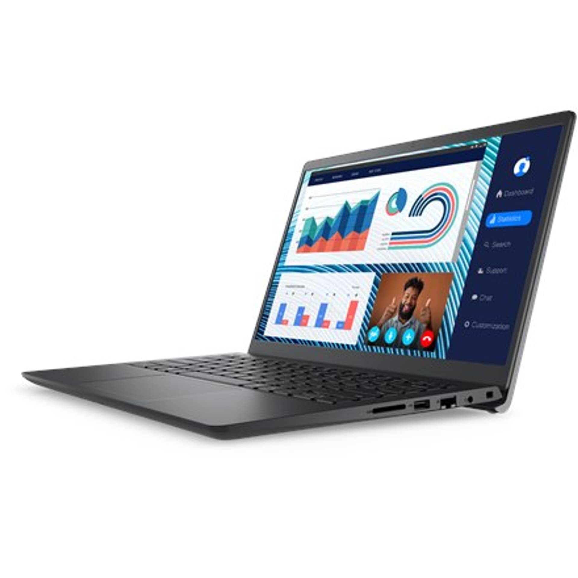 

Dell Vostro 14 3420 Czarny, 14 ", WVA, FHD, 1920 x 1080, Anti-glare, Intel Core i3, i3-1215U, 8 GB, DDR4, SSD 256 GB, Intel UHD