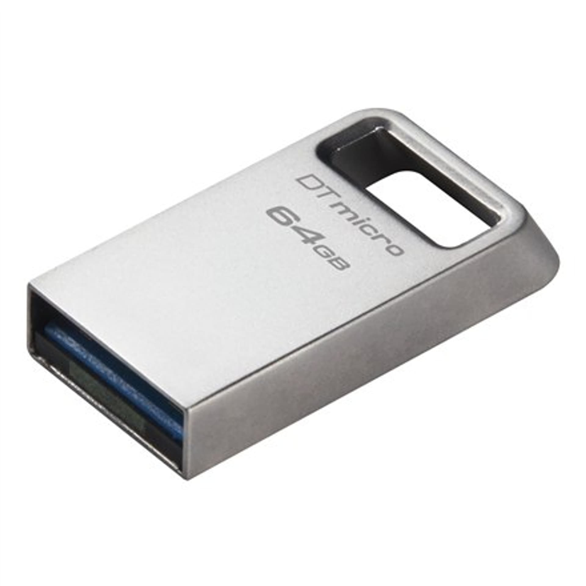 

Kingston USB 3.2 Flash Drive DataTraveler micro 64 GB, USB 3.2, srebrny