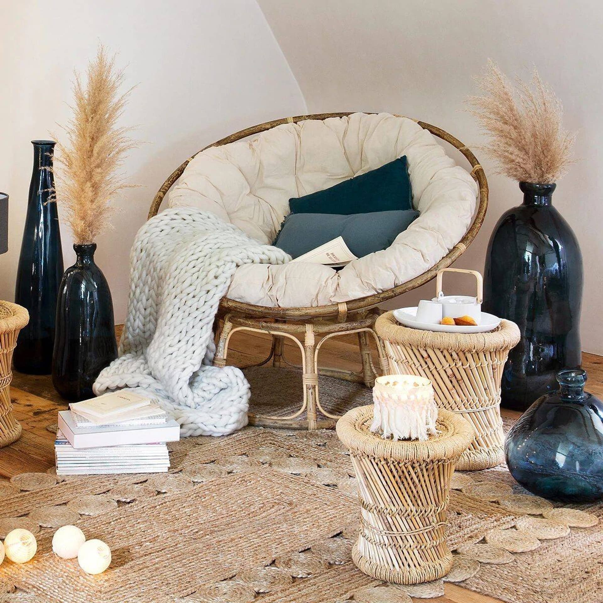 

Rattanowy fotel Seram