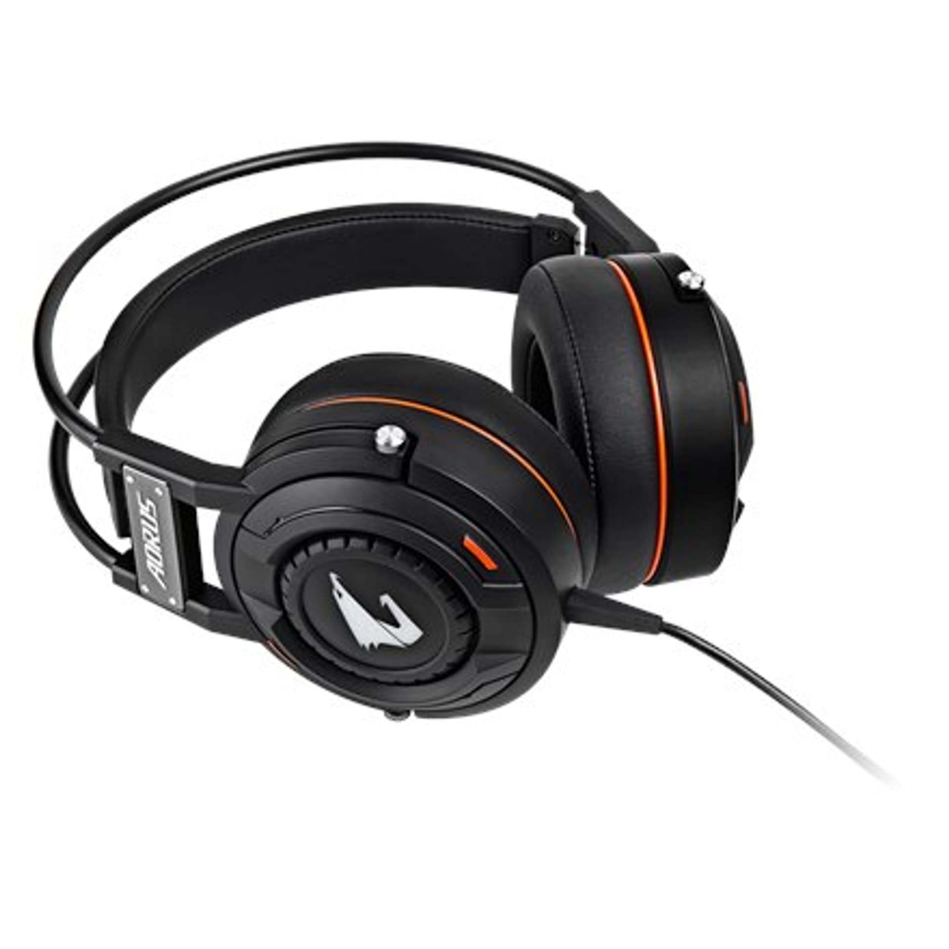 

Gigabyte Gaming Headset AORUS H5 3,5 mm, czarny, wbudowany mikrofon