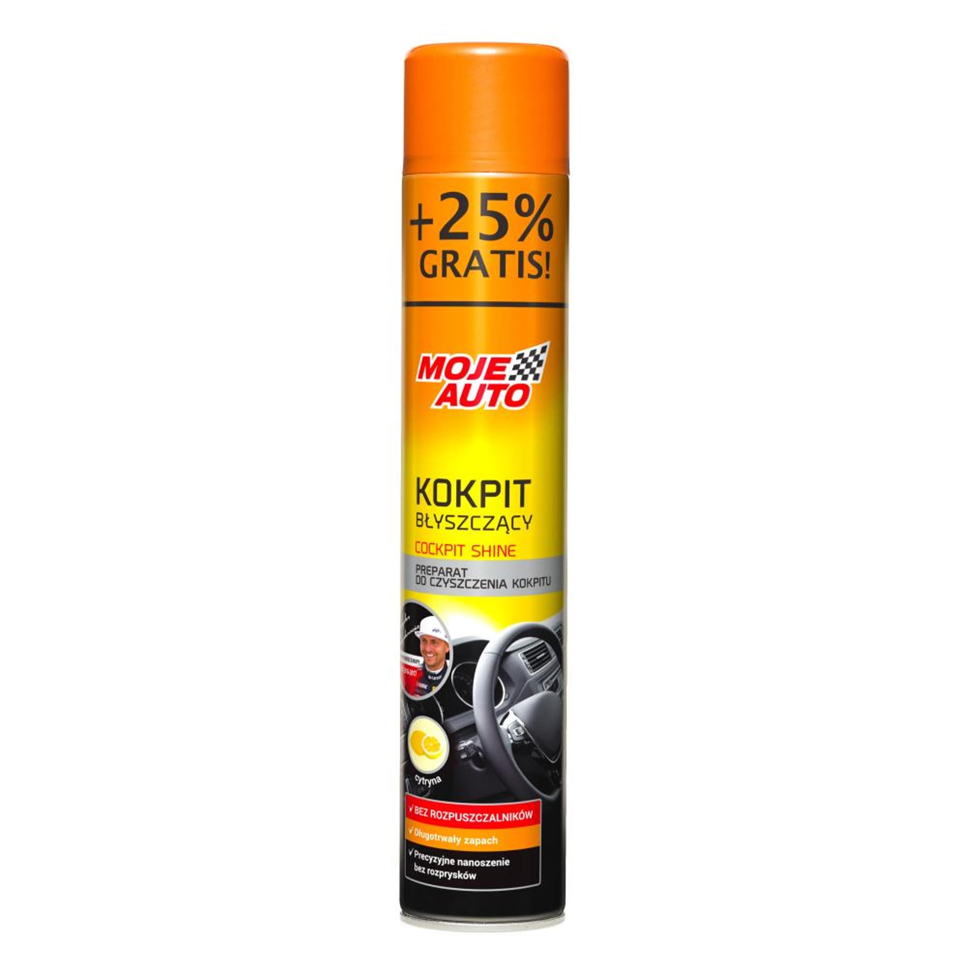 

Preparat Kokpit błyszczący Moje Auto 750ml (Cytryna)