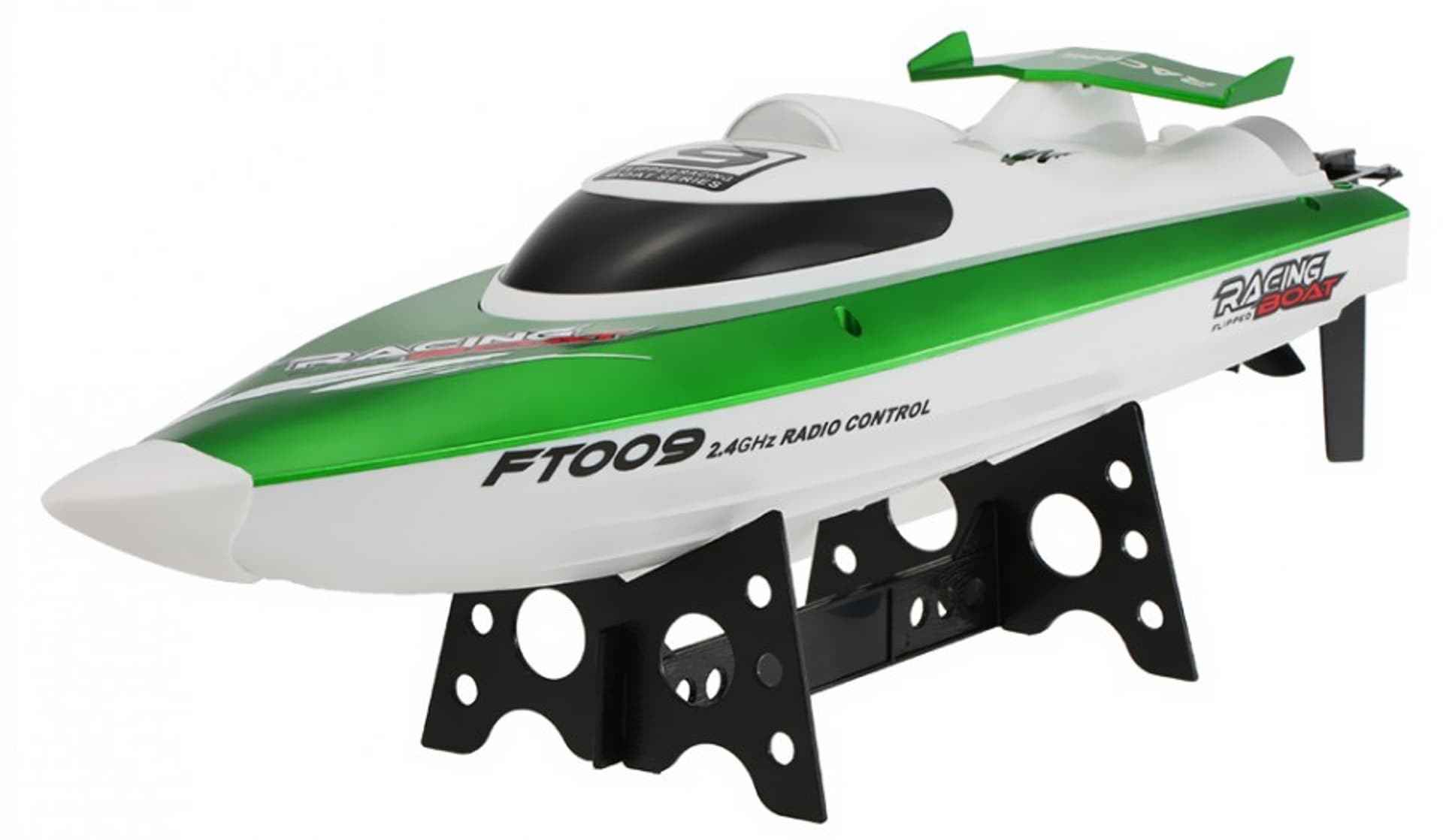 

Motorówka FT009 2.4GHz RTR (długość 46cm, prędkość 30km/h, silnik klasy 540) - Zielona, Prędkość 30km/h/silnik klasy 540) - zielon