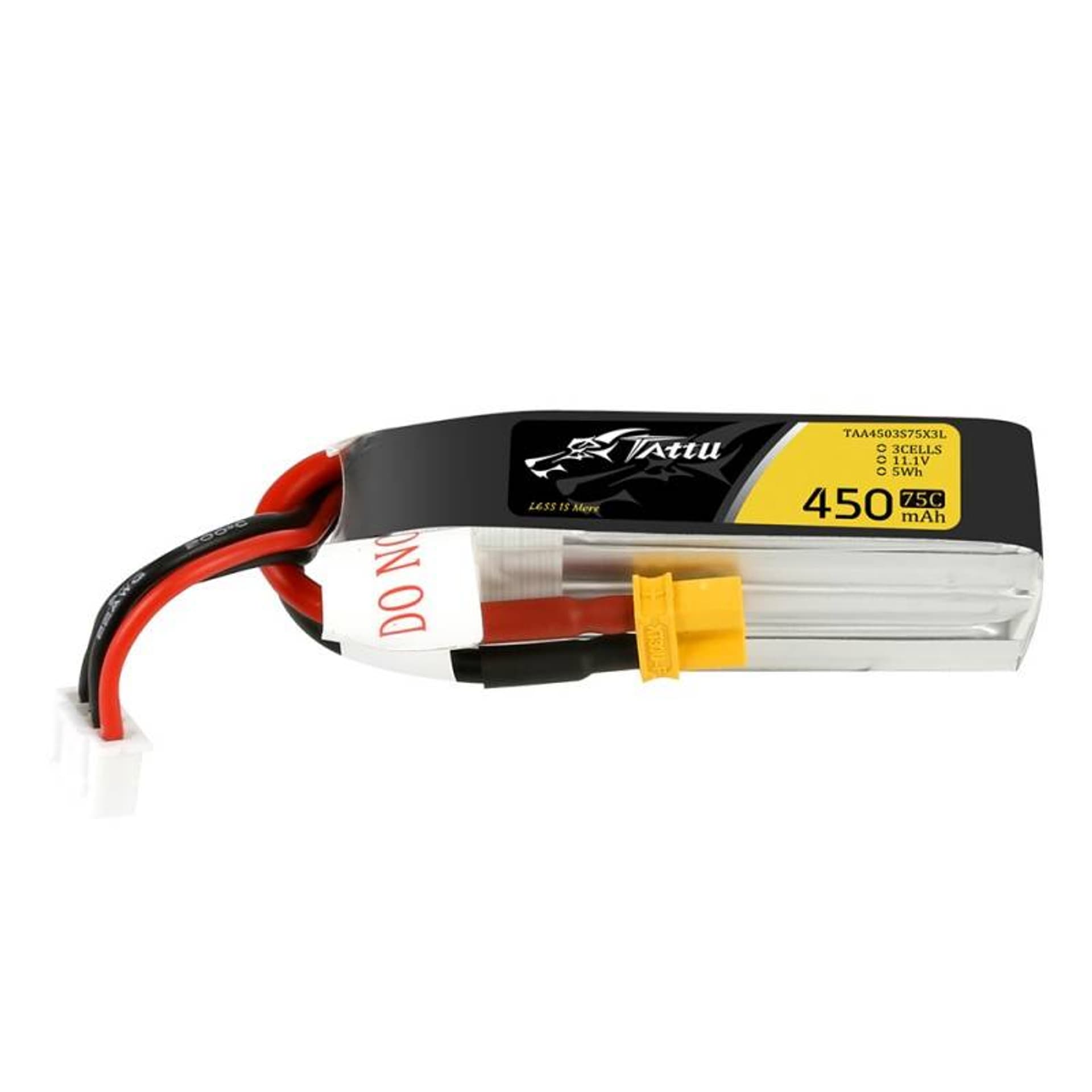 

450mAh 11.1V 75C TATTU Gens Ace Długi