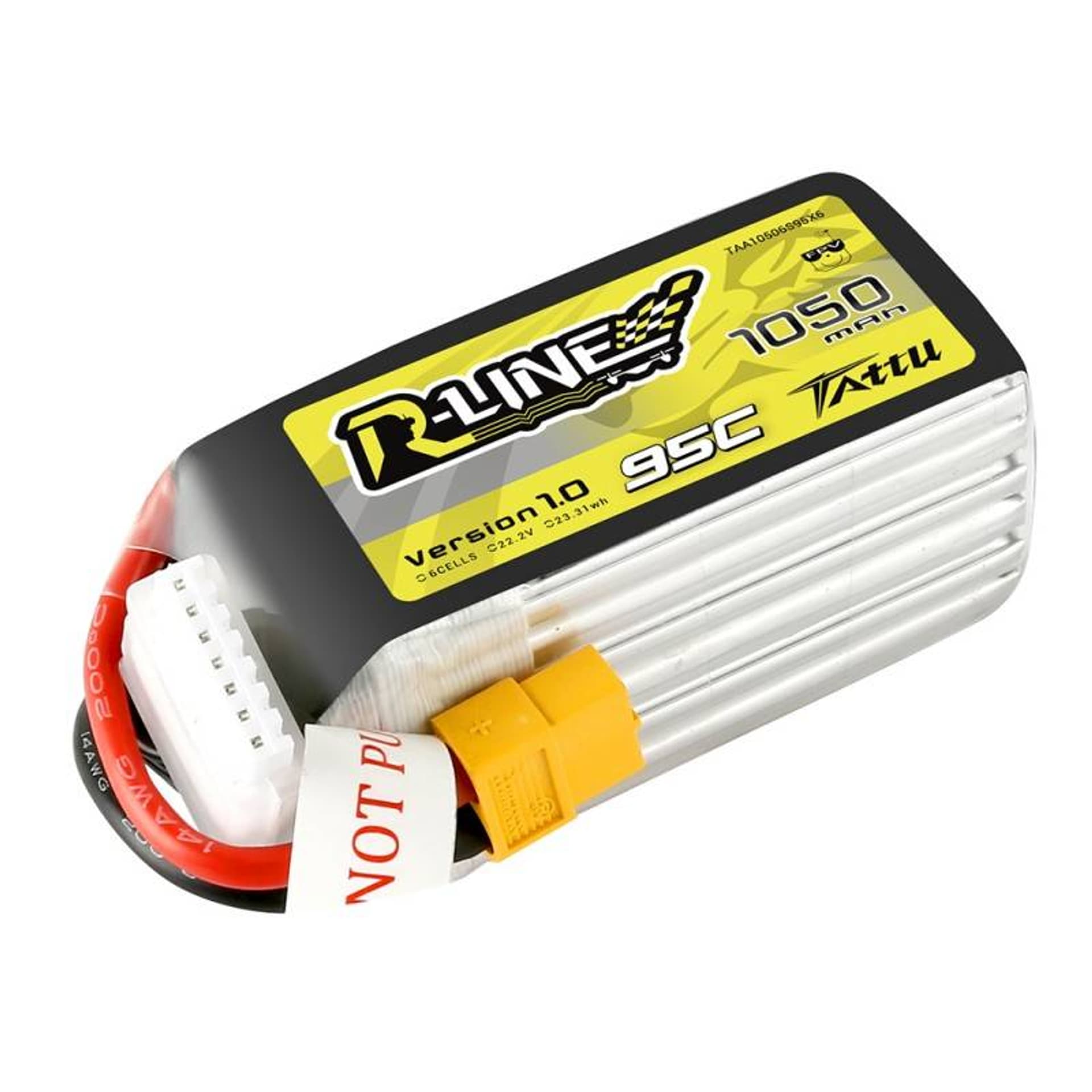 

Akumulator Tattu R-Line 1050mAh 22.2V 95C 6S1P XT60