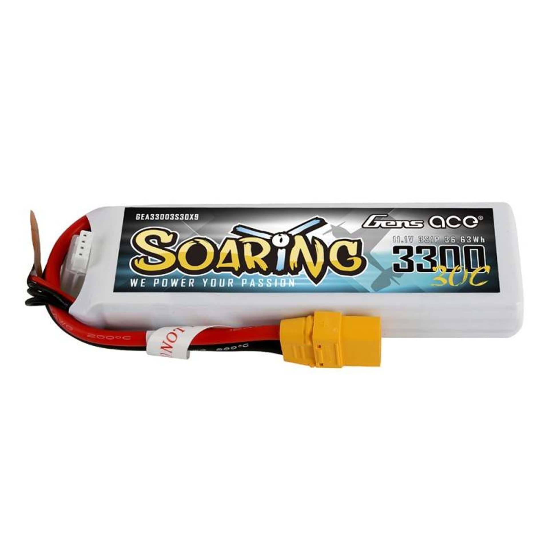 

3300mAh 11.1V 30C SOARING Gens Ace
