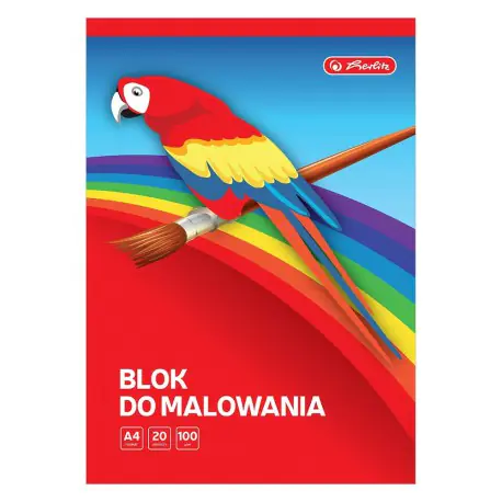 

Blok do malowania a4 20 kartek o gramaturze 100g biały