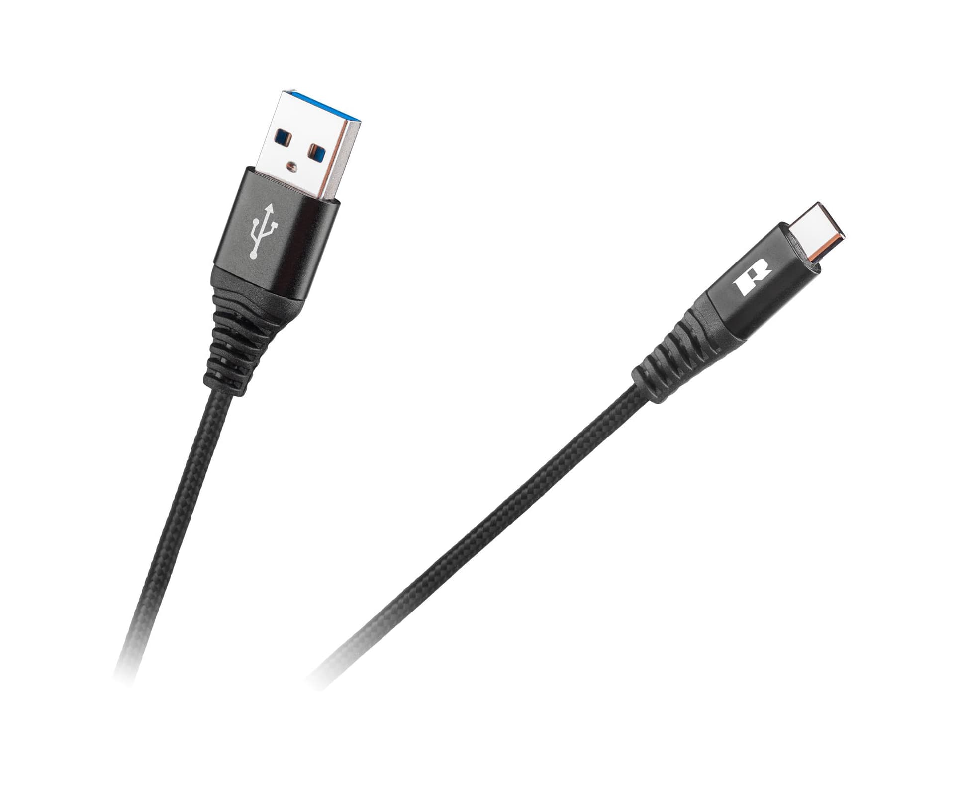 

Kabel USB - USB typu C REBEL 100 cm czarny