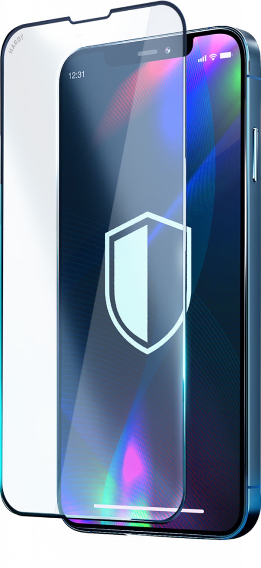 

3MK Hardy iPhone XR/11 utwardzone chemicznie szkło czarny/black