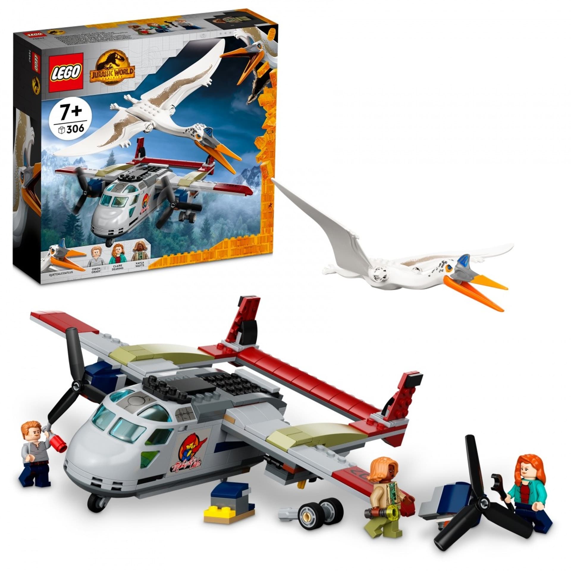 

Klocki Jurassic World 76947 Kecalkoatl: zasadzka z samolotem