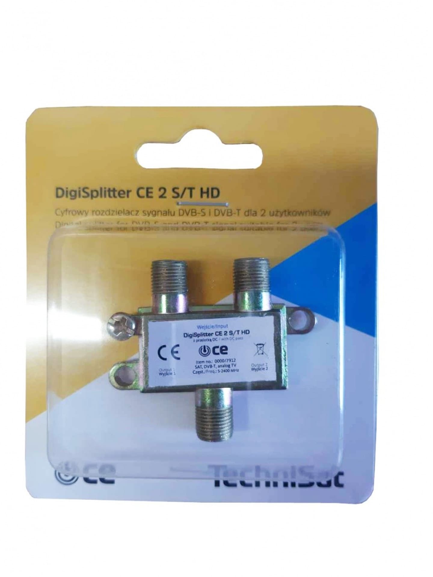 

Rozdzielacz antenowy CE2S 1/4